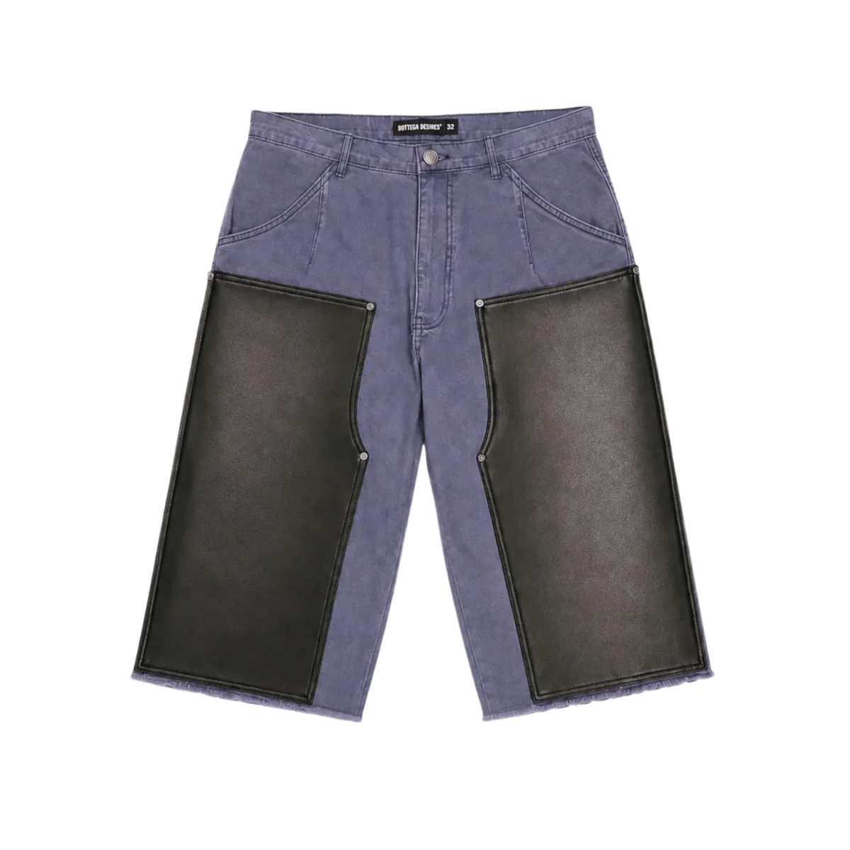 Bottega Desires Blue Double Knee Shorts