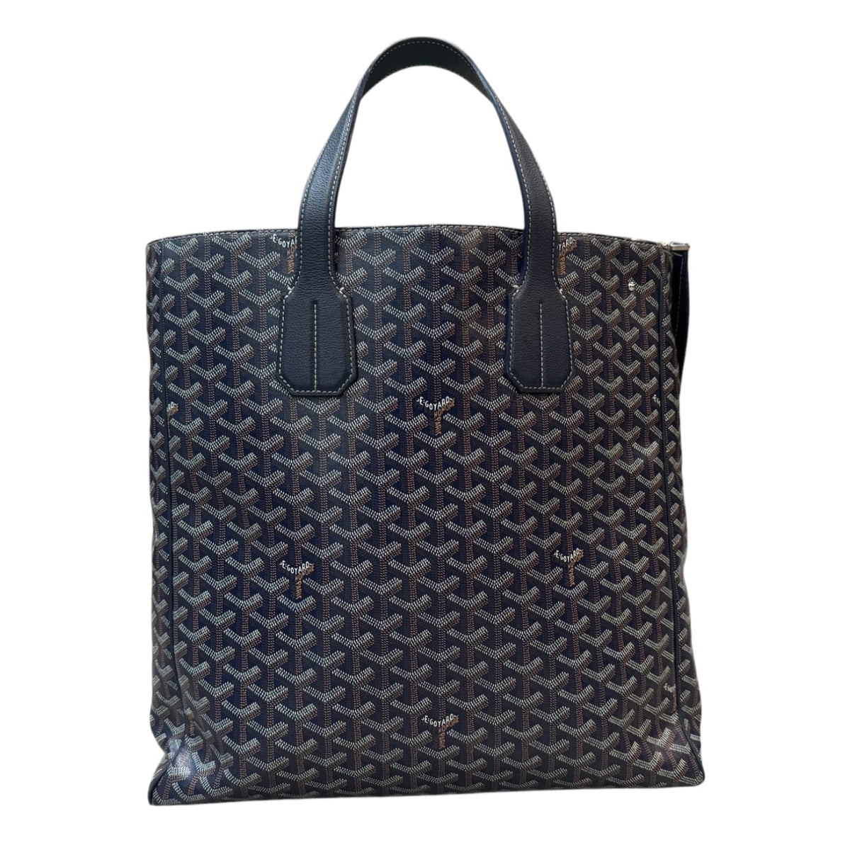 Goyard Voltaire III Tote Bag Navy