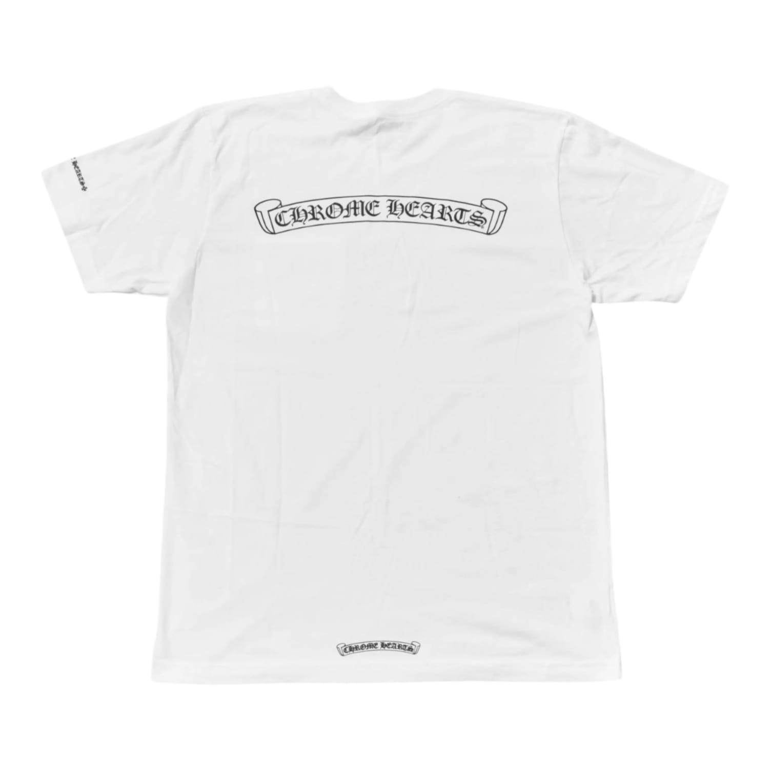 Chrome Hearts Scroll Logo Pocket T-shirt White