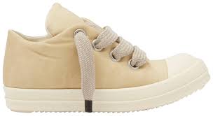 Rick Owens DRKSHDW Jumbo Lace Puffer Low Parchment Milk