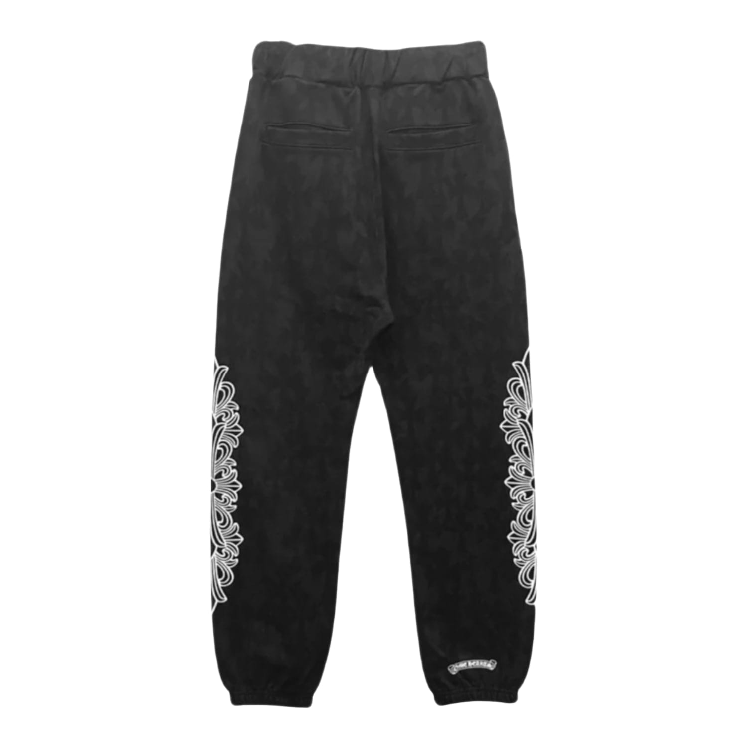 Chrome Hearts Cemetery Monogram Floral Sweatpants Black
