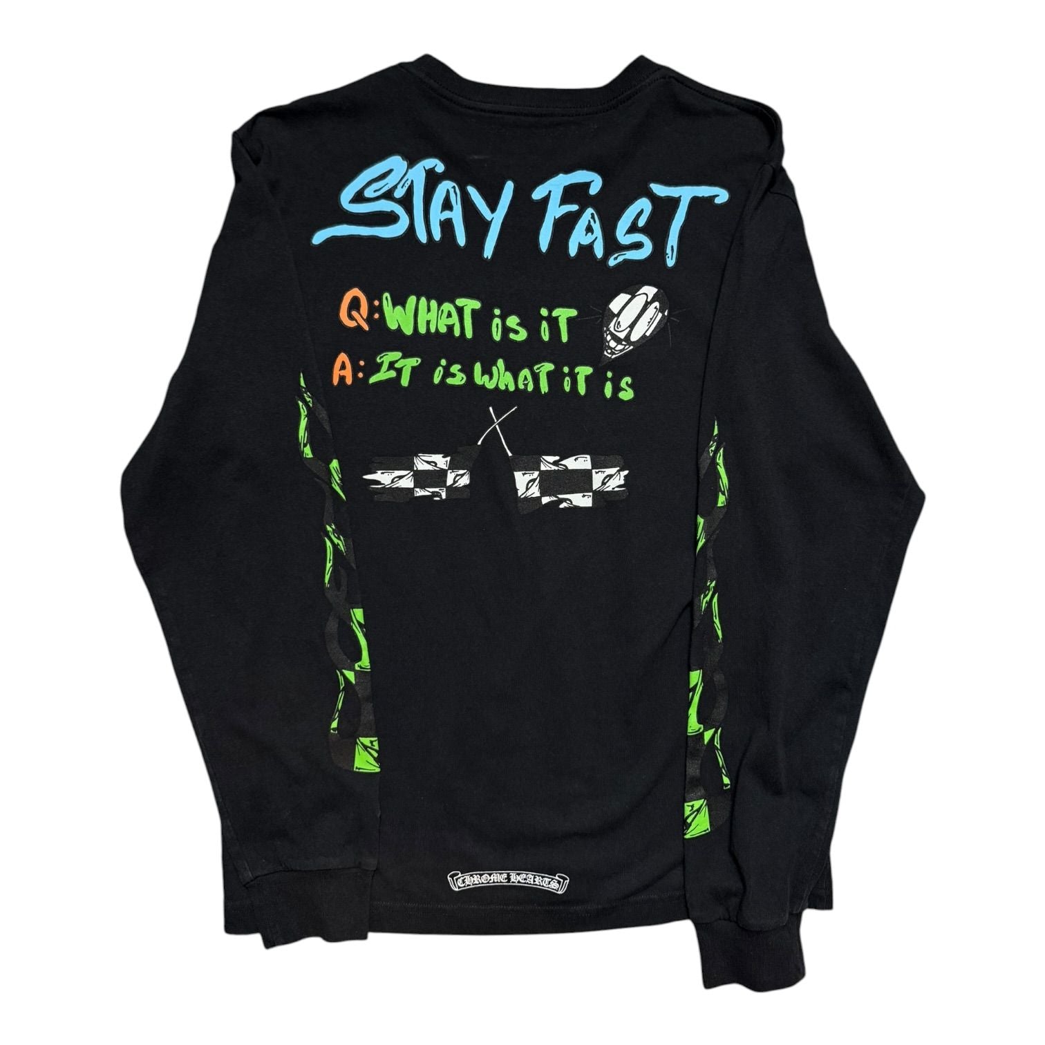 Chrome Hearts Matty Boy Sex Records It Is What It Is L/S T-shirt Black