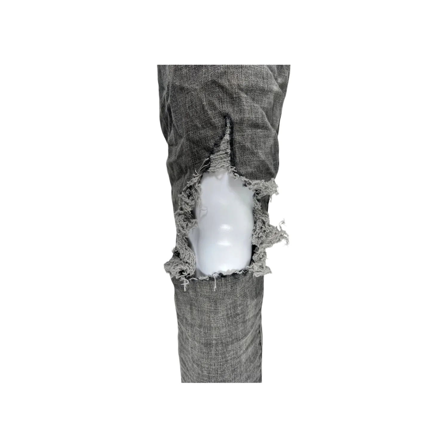 Purple Brand Grey Dirty Blowout Jean Black