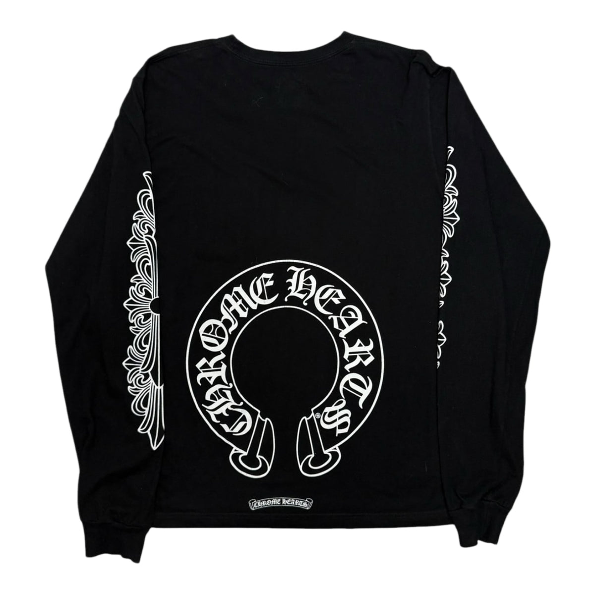 Chrome Hearts Floral Horseshoe L/S T-shirt Black