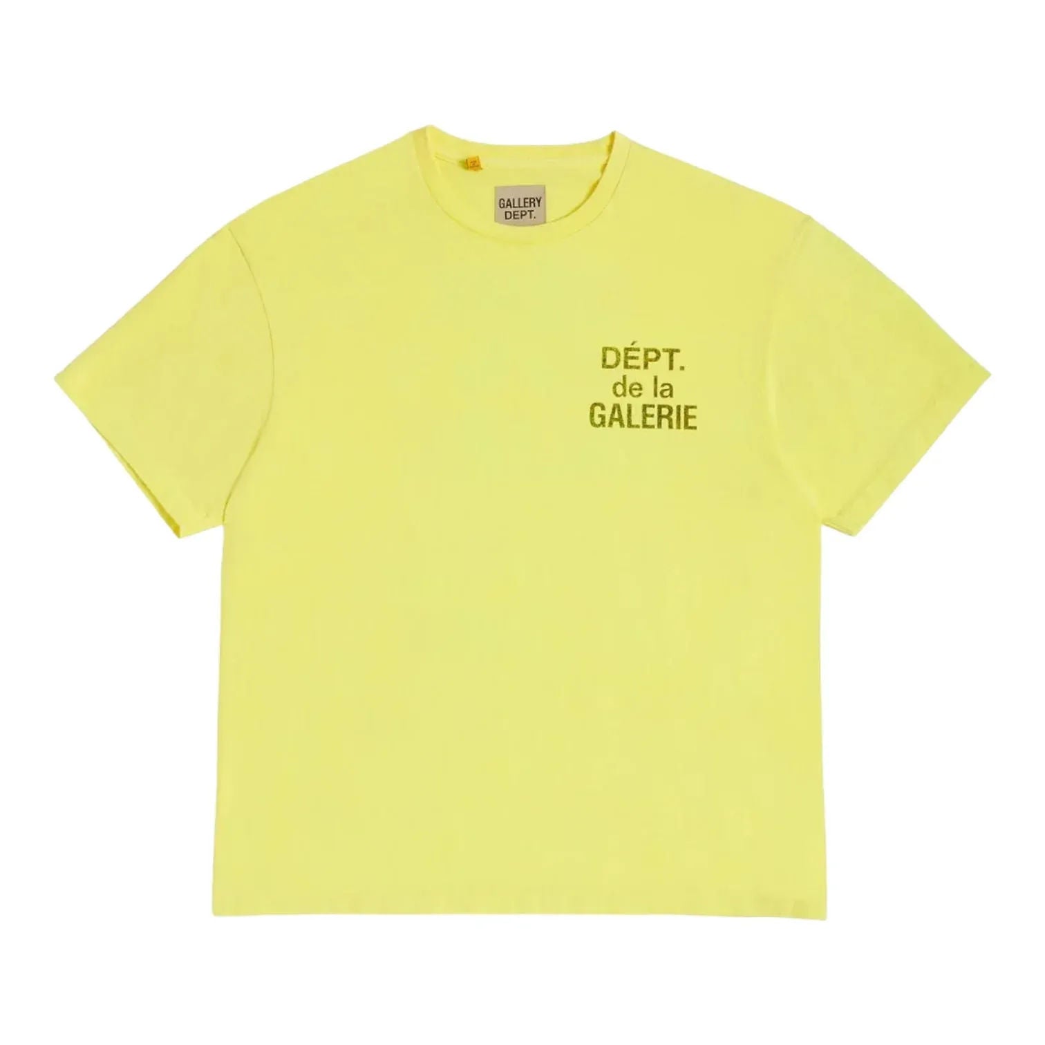 Gallery Dept. French T-Shirt Neon Yellow