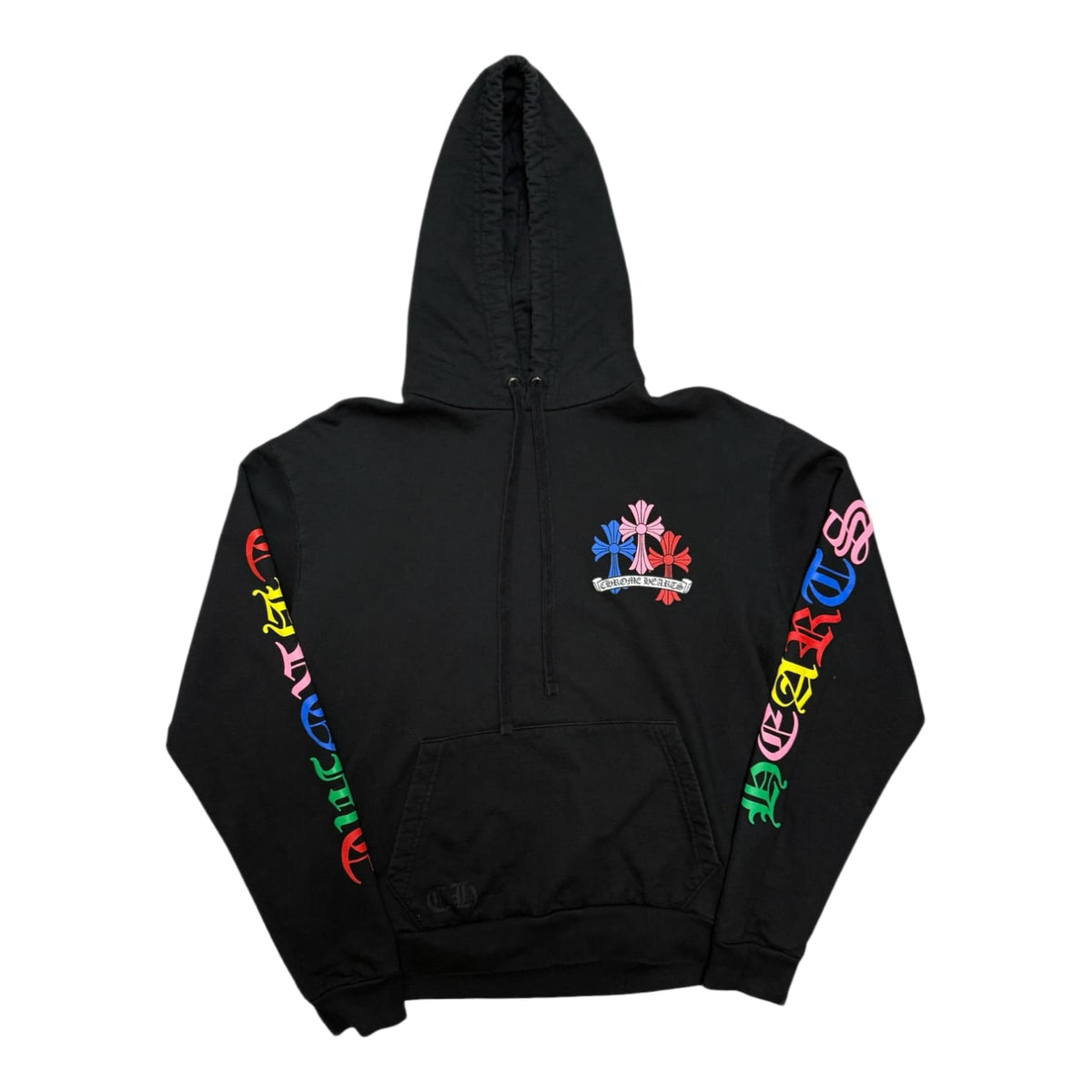 Chrome Hearts Multi Color Cross Cemetery Hoodie Black