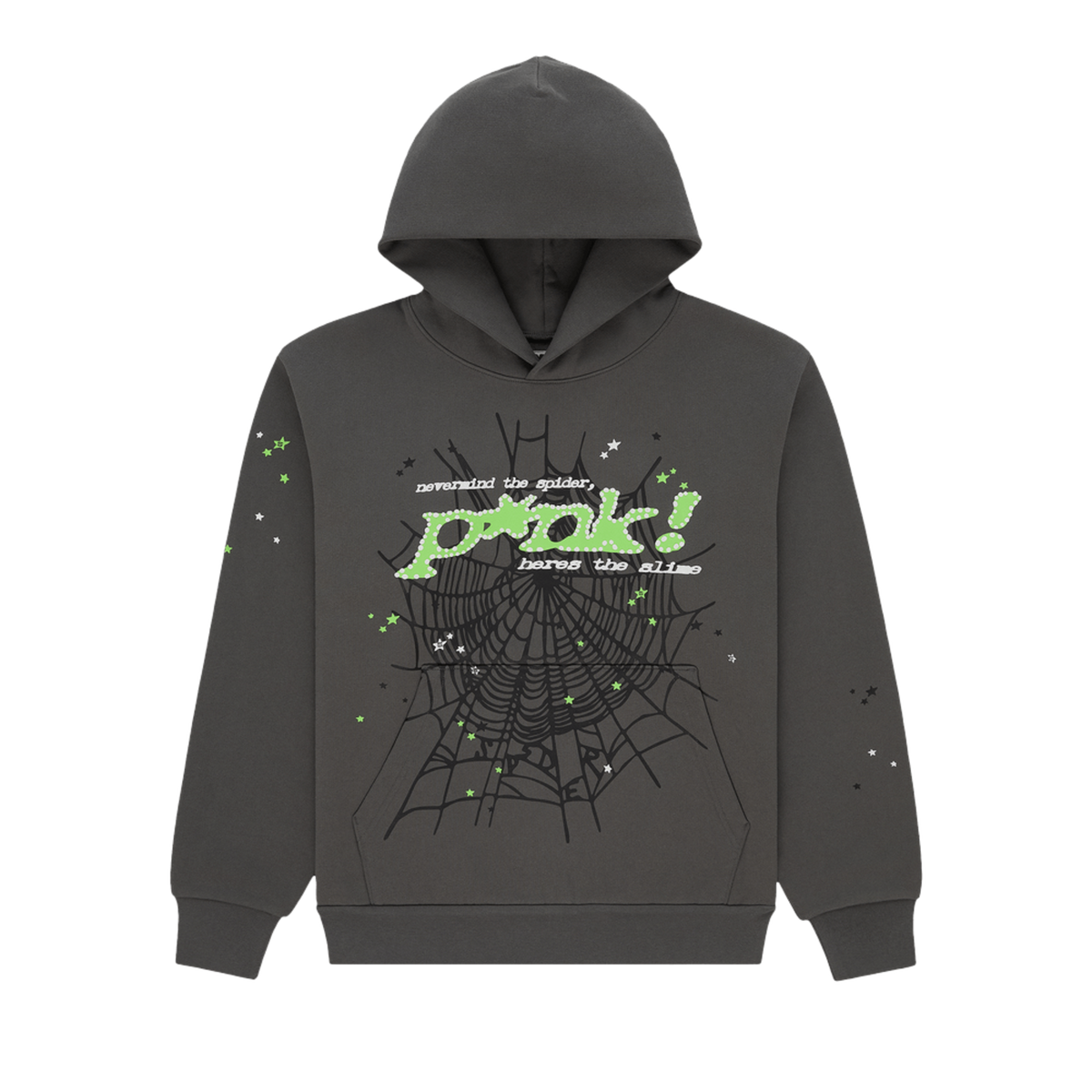 Sp5der Sp5 Punk Pullover Hoodie Slate