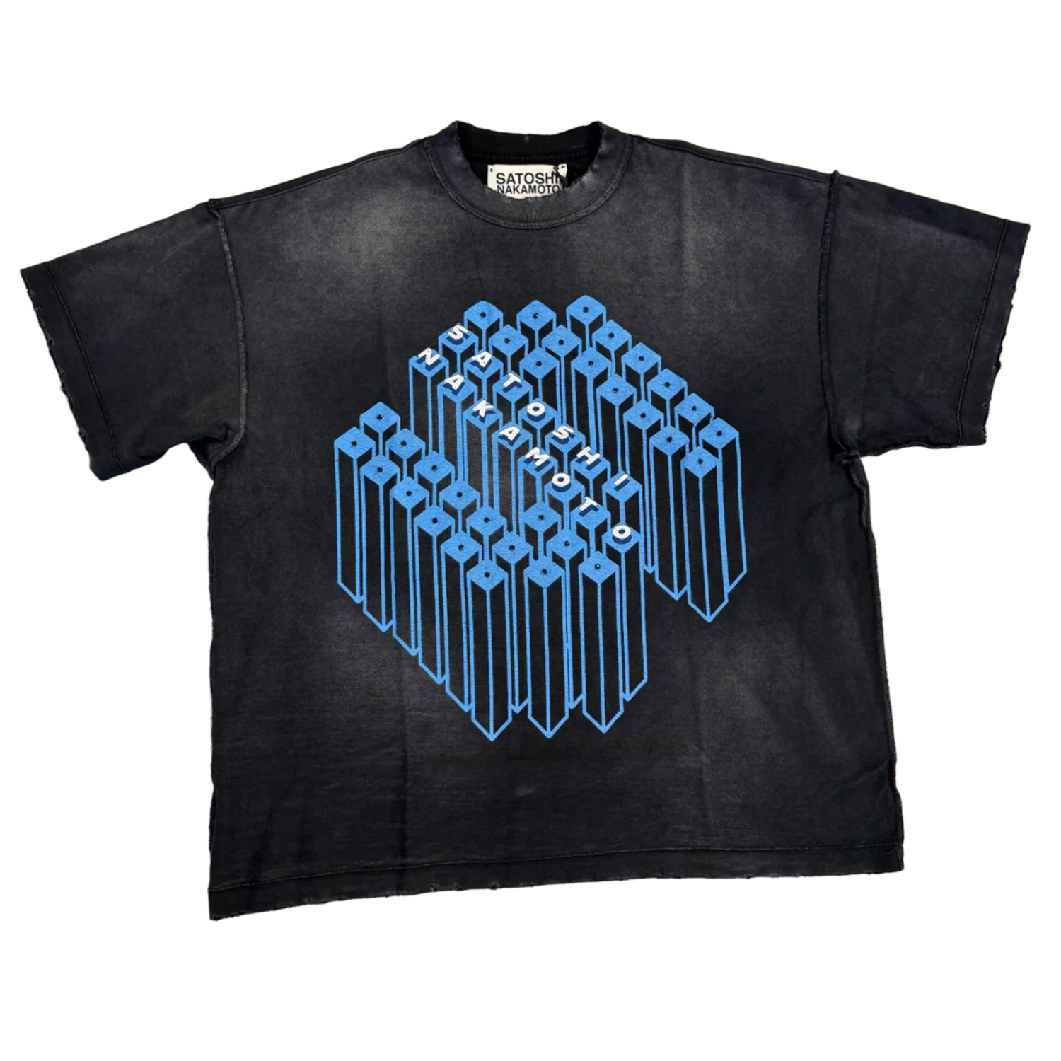 Satoshi Nakamoto Gridlock T-Shirt Black