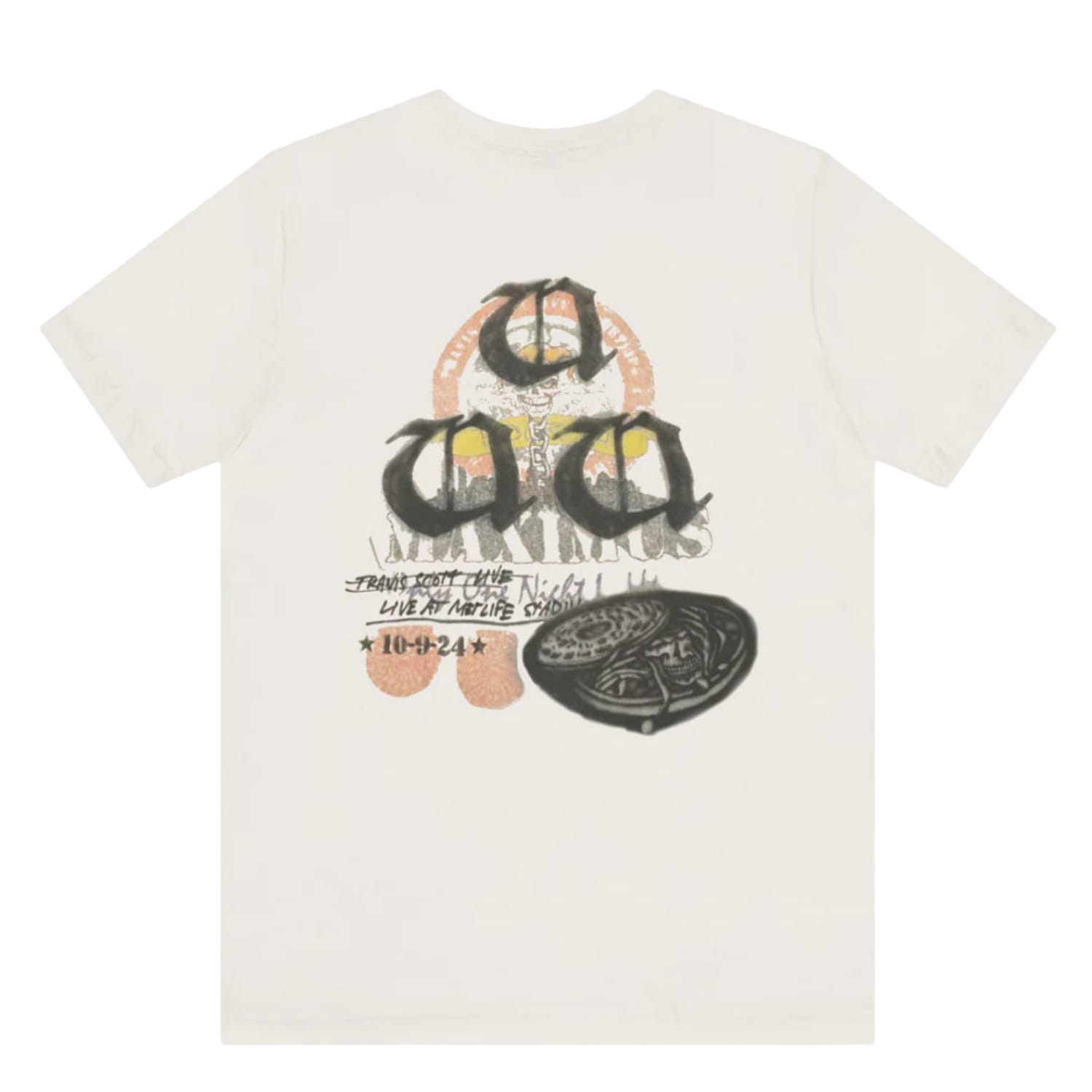 Travis Scott Metlife Sound T-Shirt White