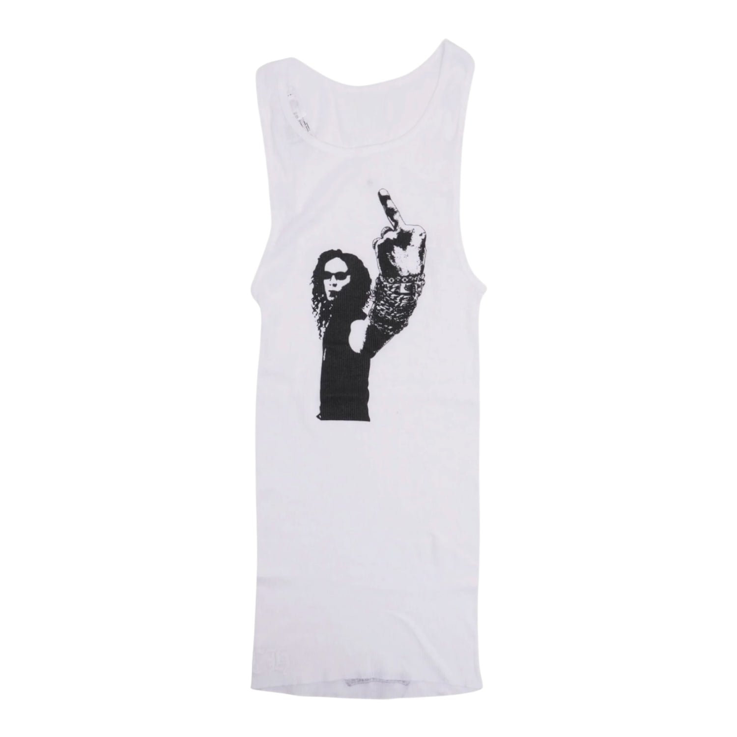 Chrome Hearts Richard Stark Middle Finger Tank White