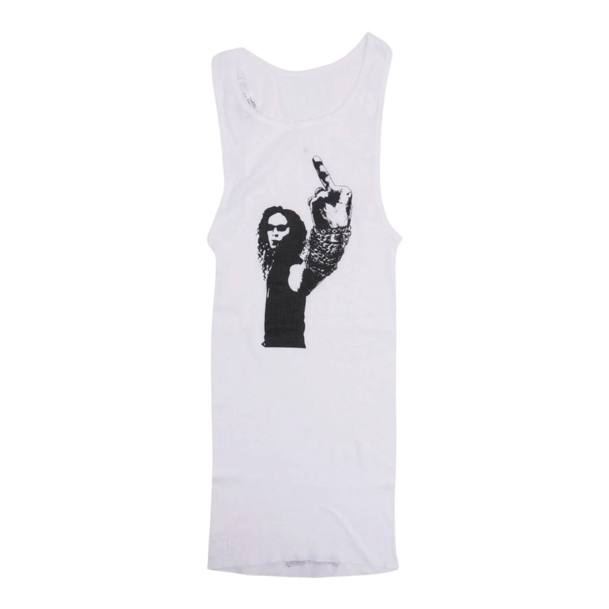 Chrome Hearts Richard Stark Middle Finger Tank White