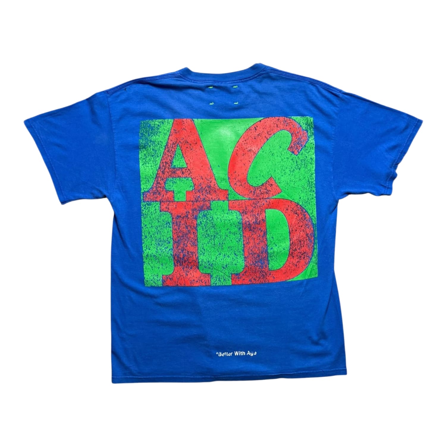 Better With Age Don't Worry Be Happy T-Shirt Blue