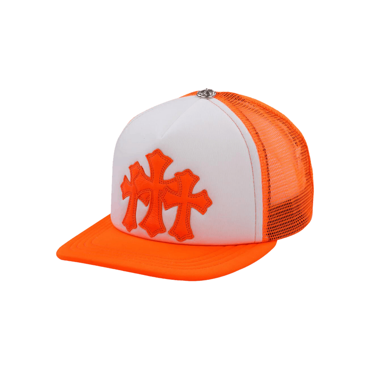 Chrome Hearts Cemetery Trucker Hat 'Orange'