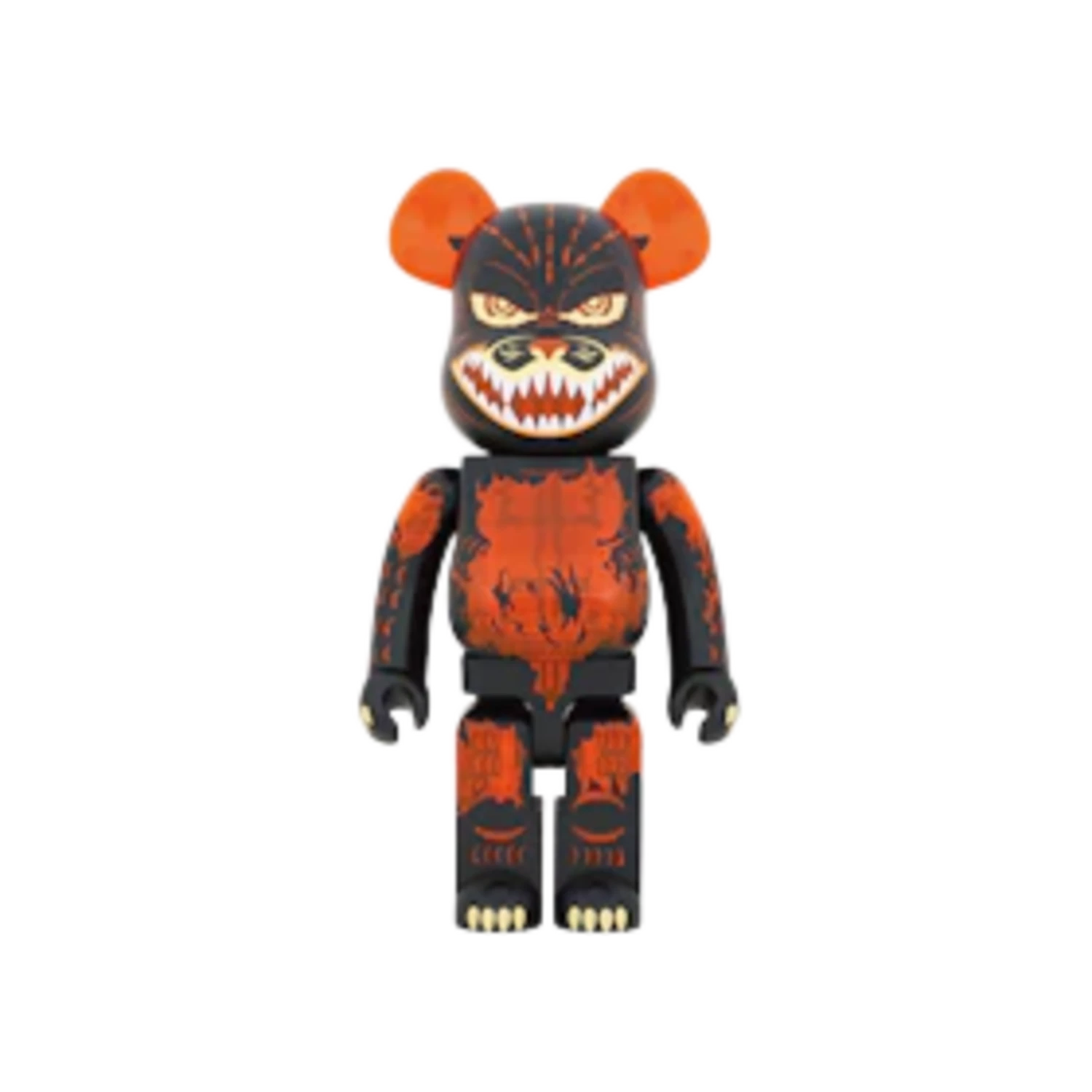 Bearbrick Godzilla VS Destoroyah version Godzilla (Meltdown) 1000% Clear Orange Ver.