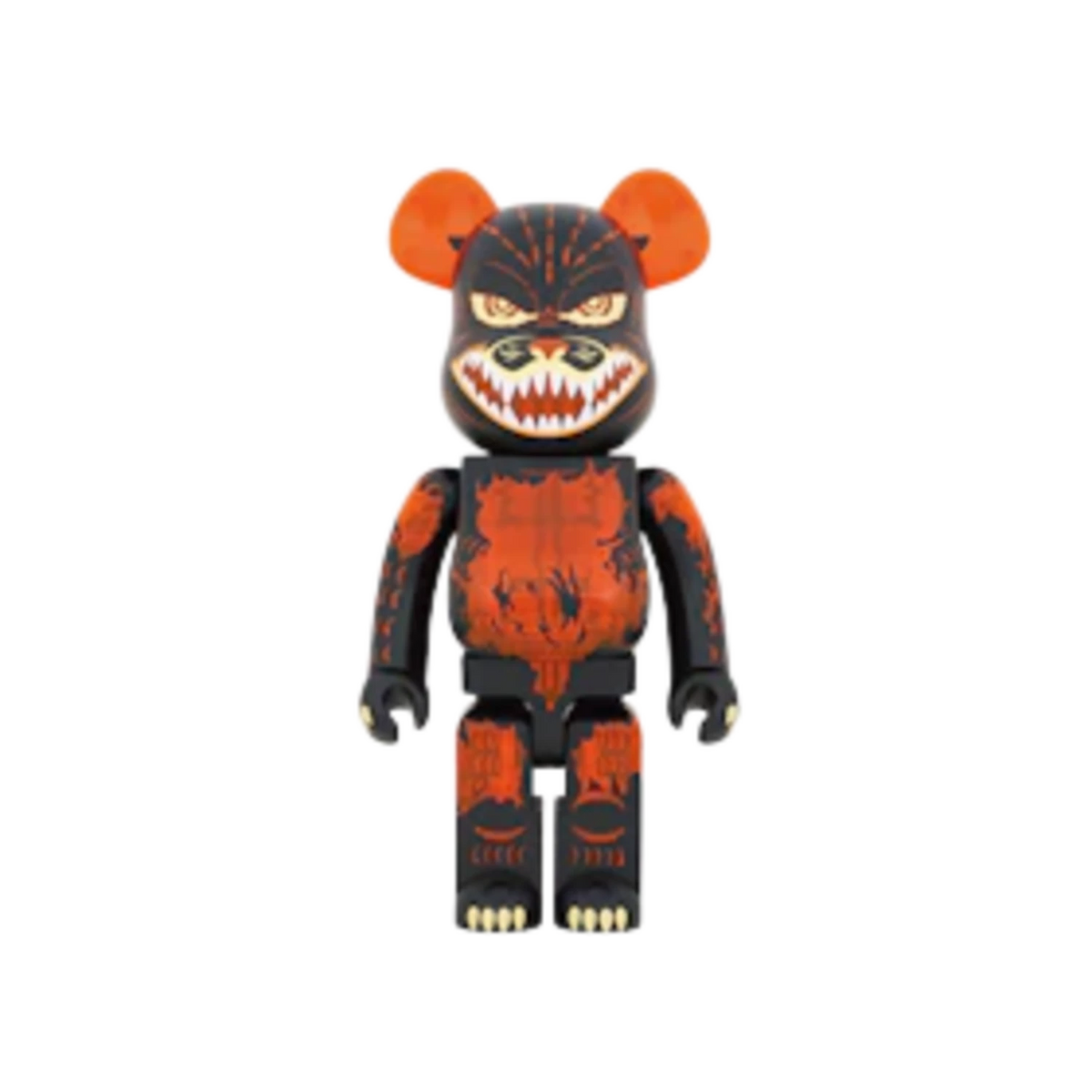 Bearbrick Godzilla VS Destoroyah version Godzilla (Meltdown) 1000% Clear Orange Ver.
