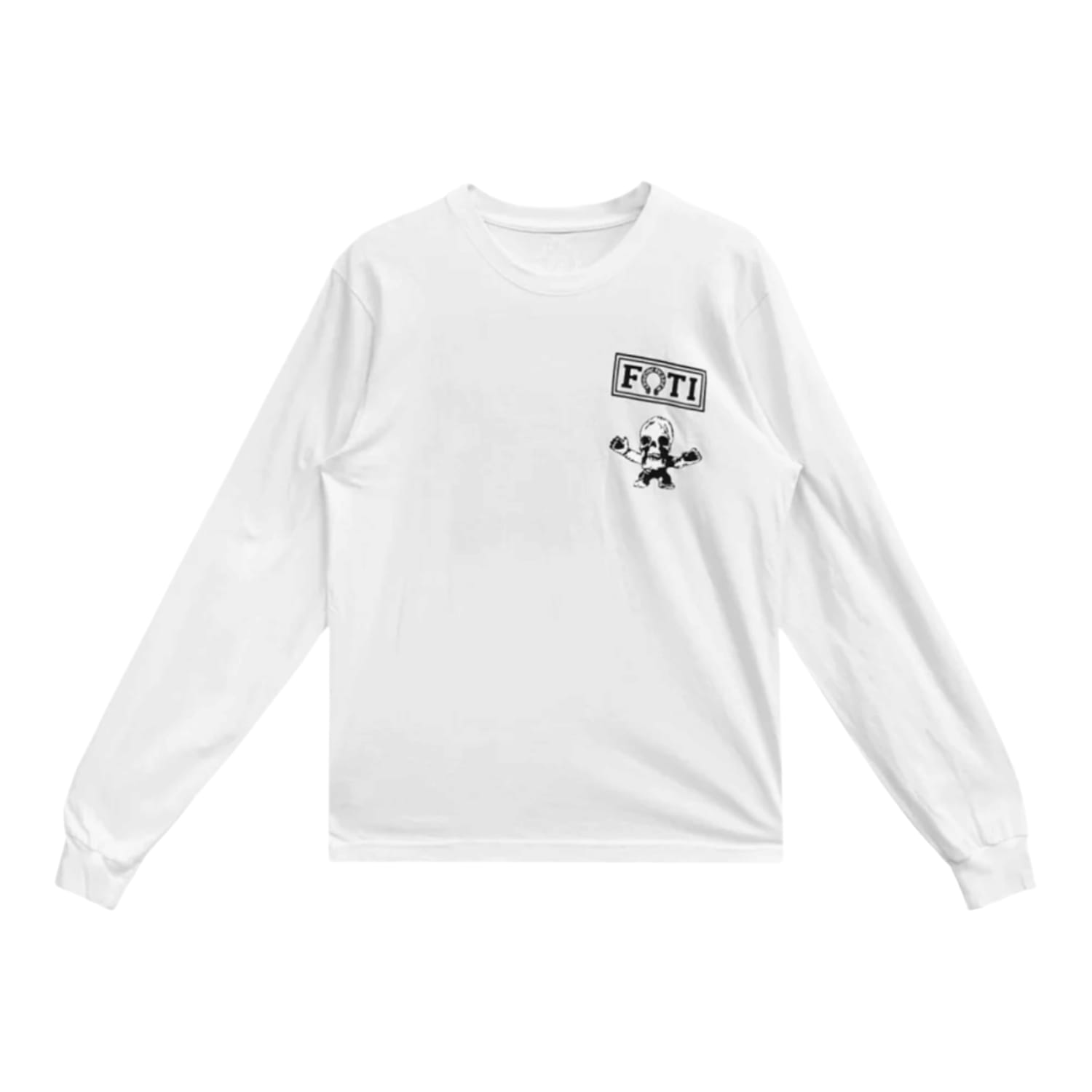Chrome Hearts Foti Long-Sleeve Shirt White
