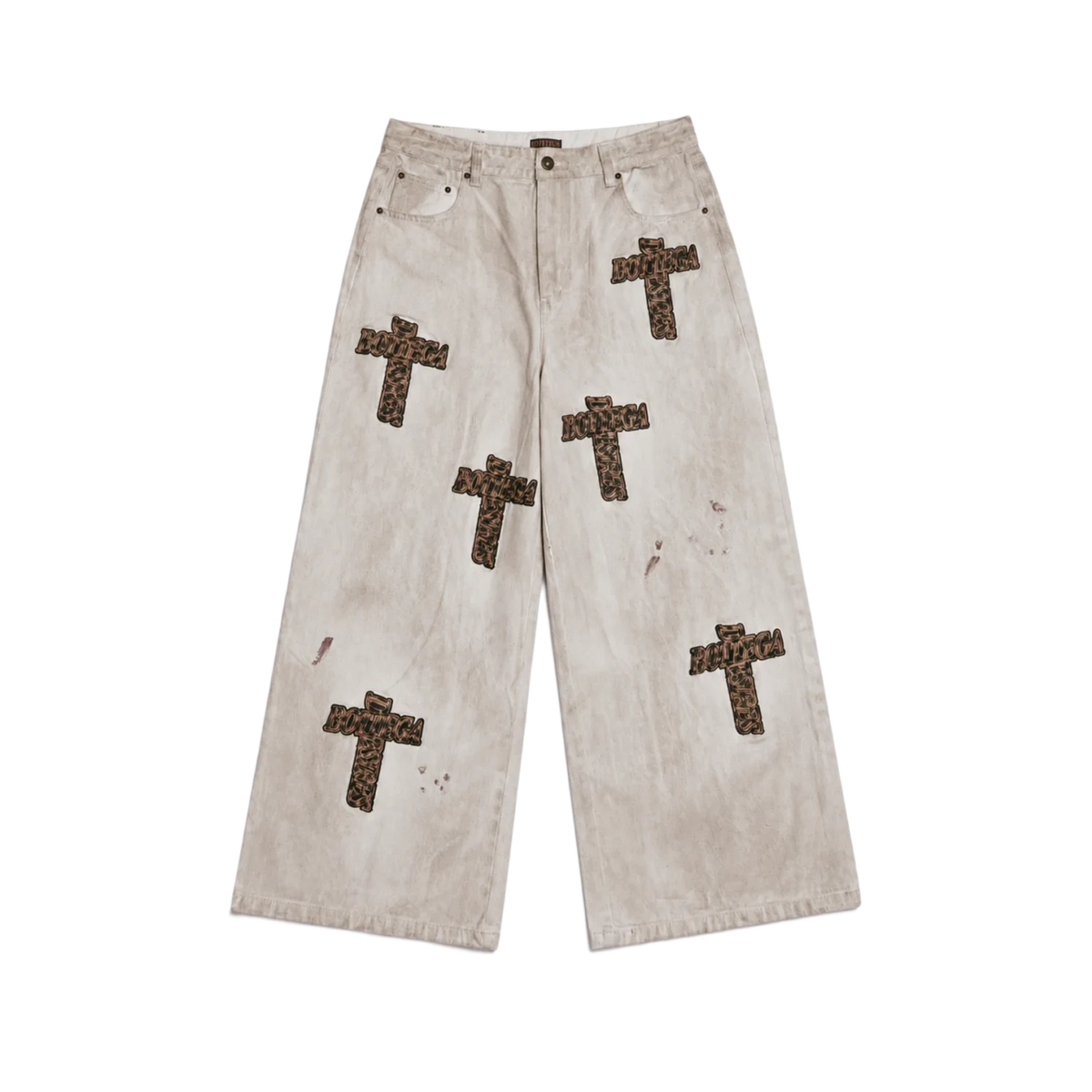 Bottega Desires Holy Grail Denim Dirty White