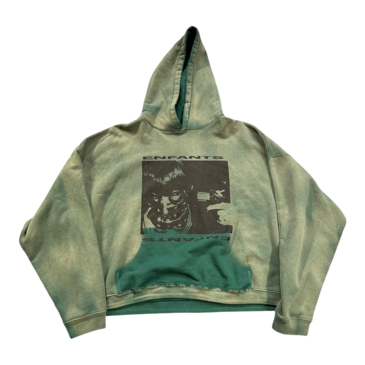 Enfants Riches Déprimés Girl/Gun Hoodie Faded Green/Black