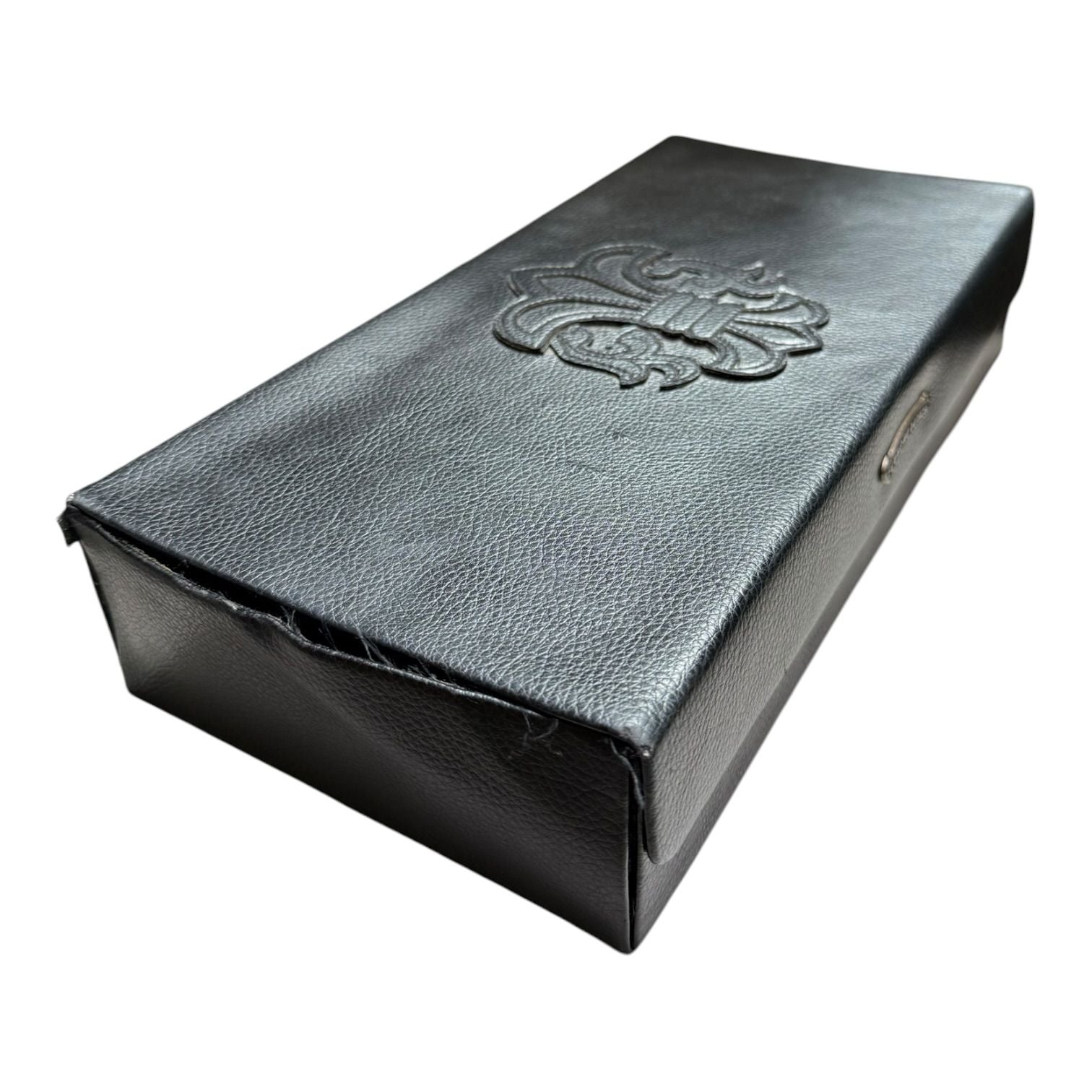 Chrome Hearts Leather Fleur Patch Sunglasses Case
