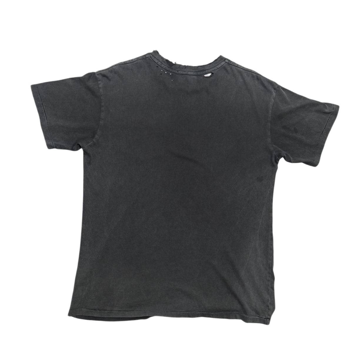 Enfants Riches Déprimés Thrashed Logo Pocket T-Shirt Worn Grey/Black