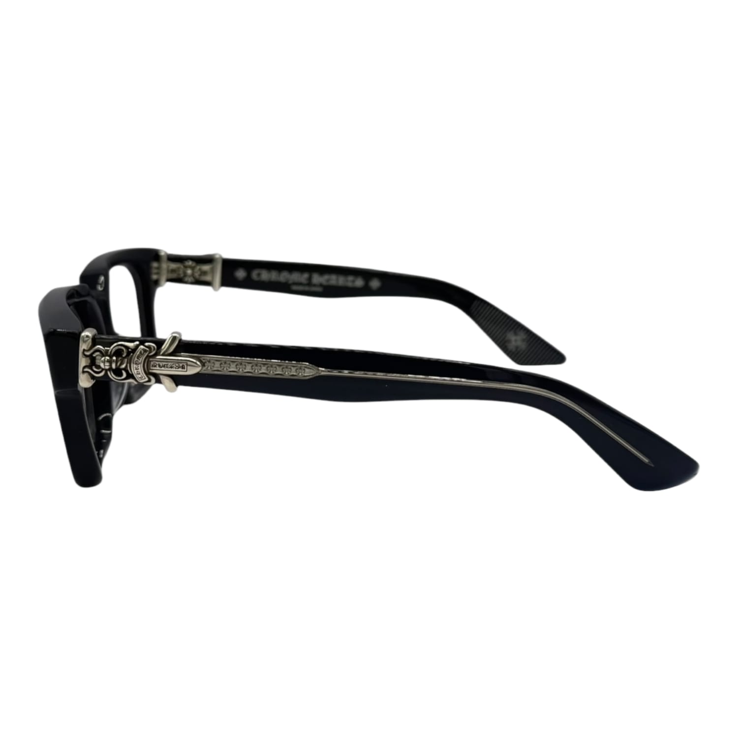 Chrome Hearts Vagillionare Peacock/Clear Glasses