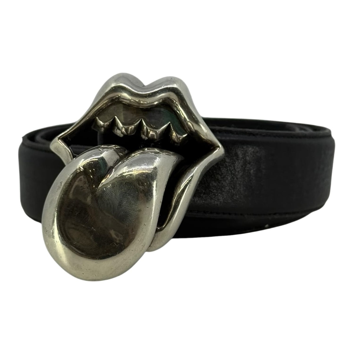 Chrome Hearts Silver Rolling Stone Belt Set Up