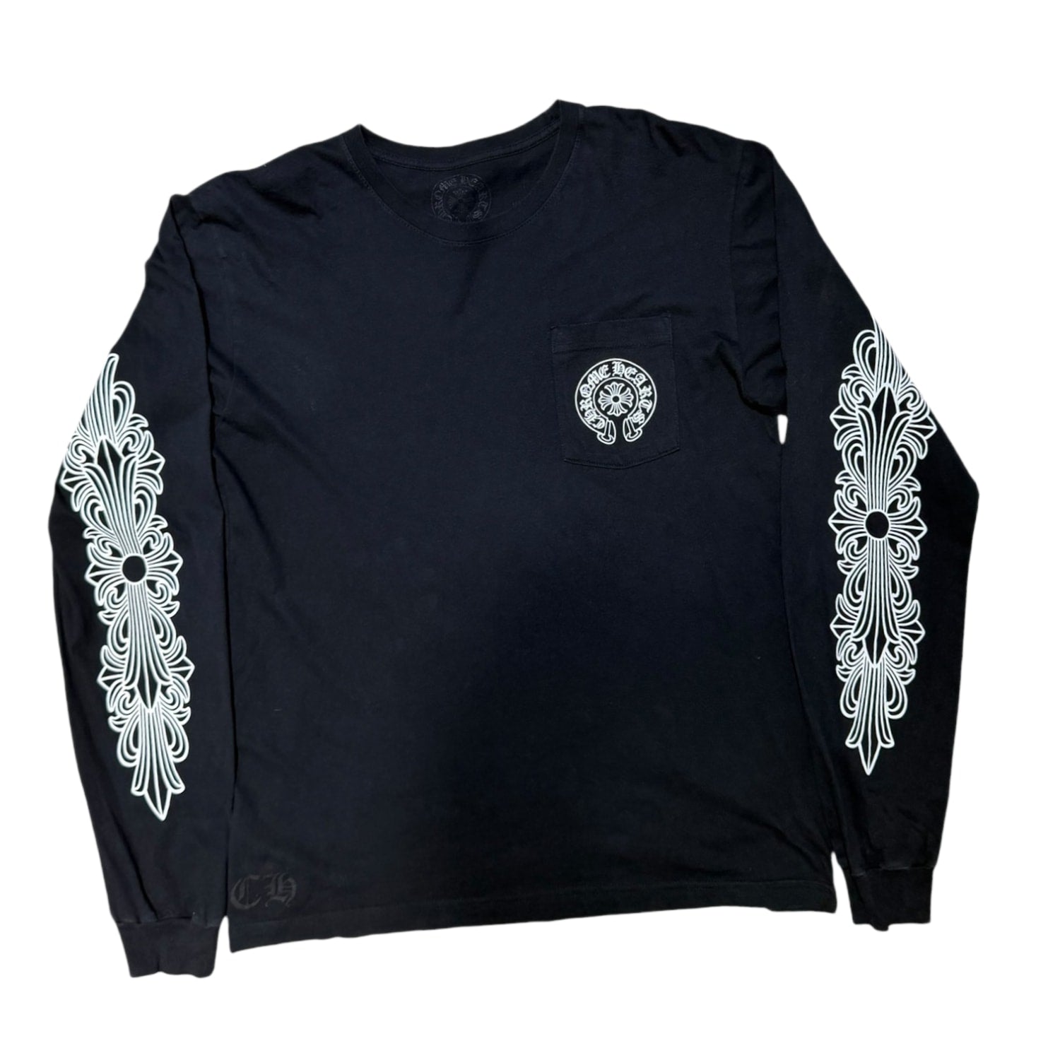 Chrome Hearts Las Vegas Floral Exclusive L/S T-shirt Black