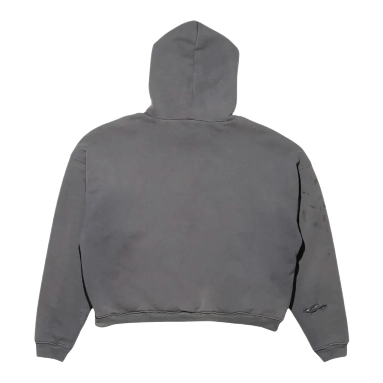 Enfants Riches Déprimés Thermal Lined Distressed Logo Hoodie Black Oyster