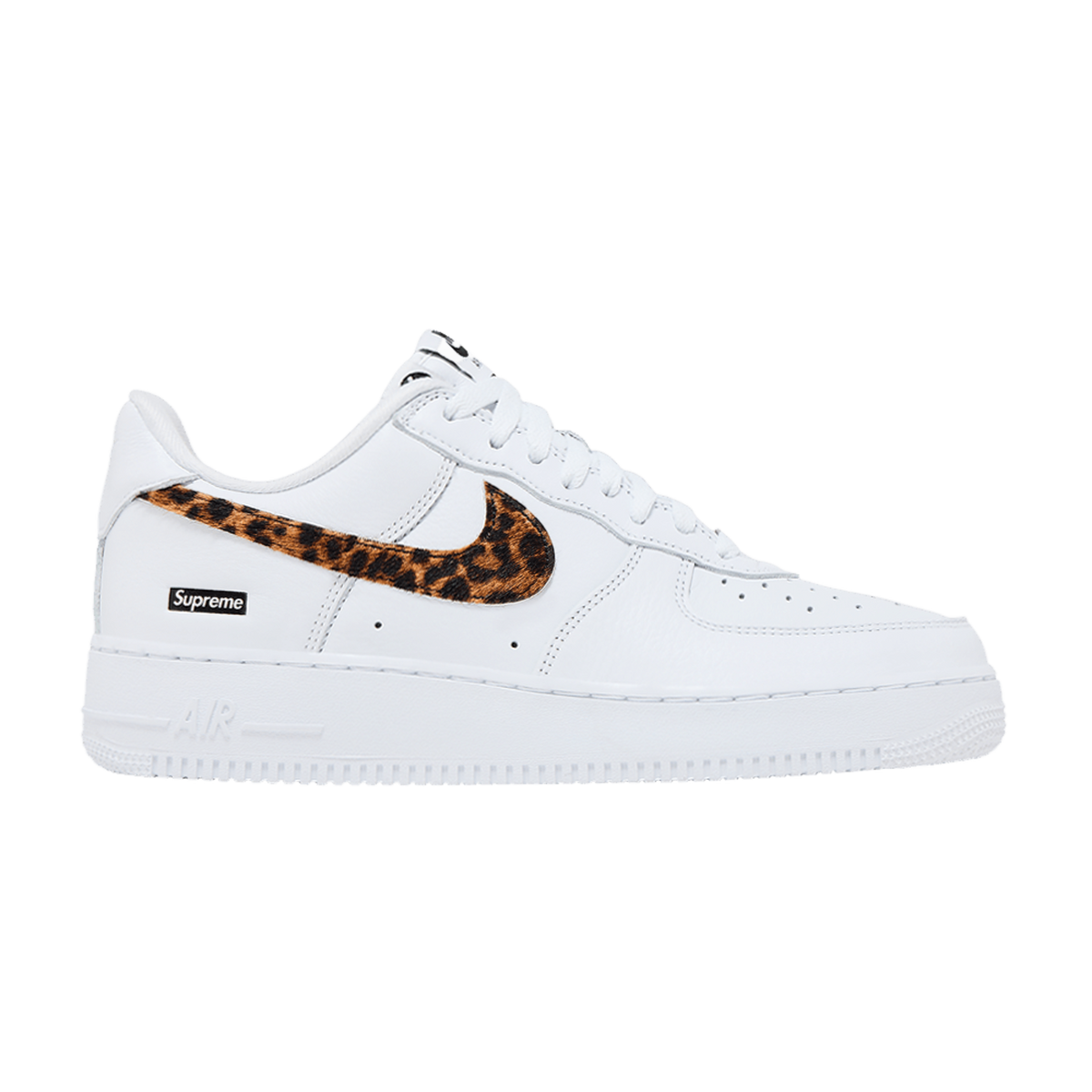 Supreme x GOODENOUGH x Nike Air Force 1 Low 'White Cheetah Print'