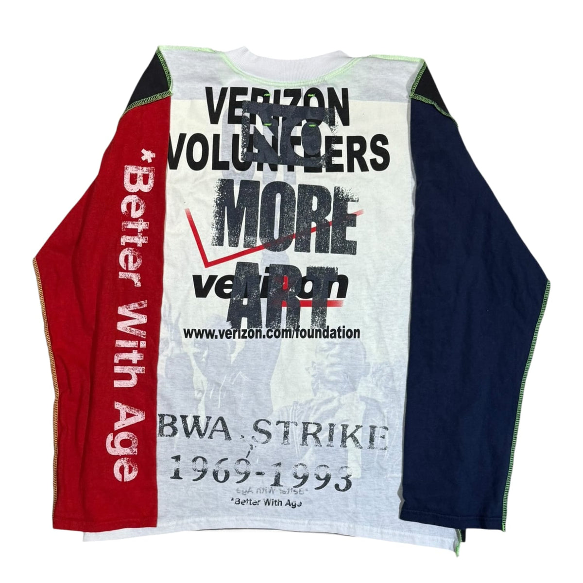 Better With Age Gently Reversible Long Sleeve Shirt Navy/Red