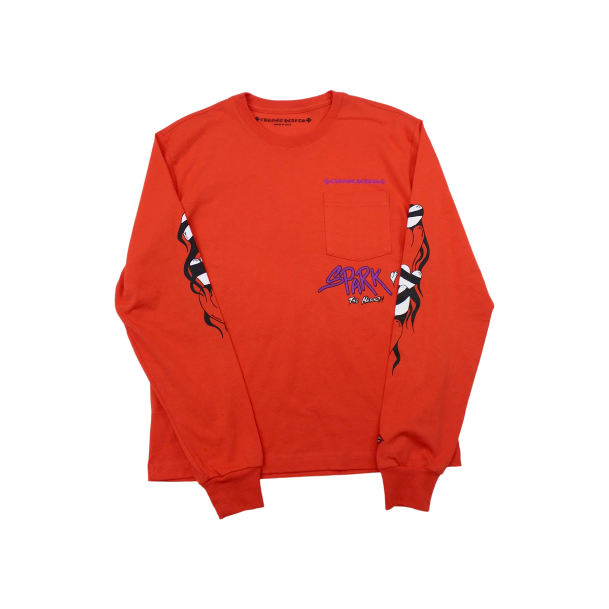 Chrome Hearts Matty Boy Sadistic Lipstick L/S T-shirt Red