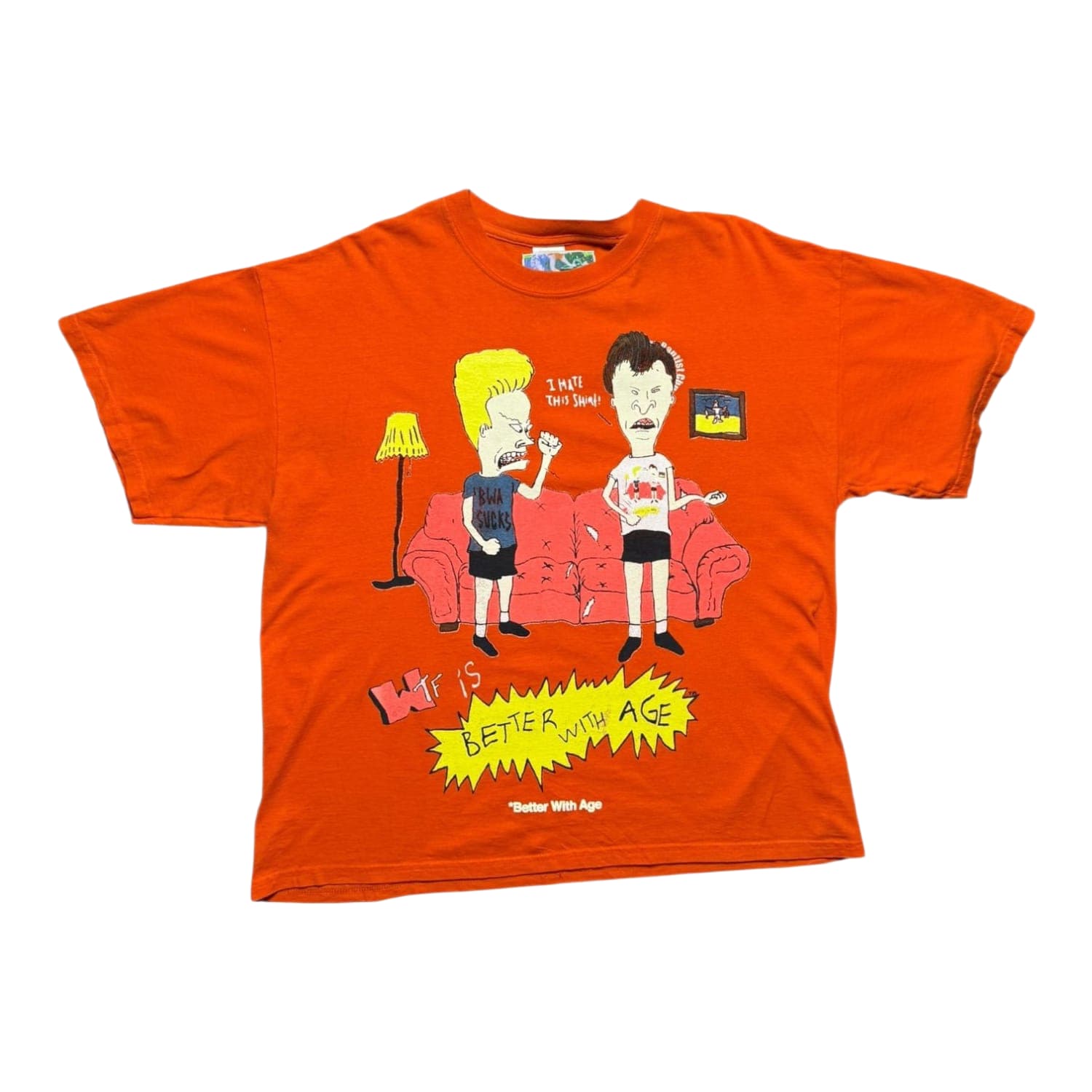 Better With Age Dumb T-Shirt Orange