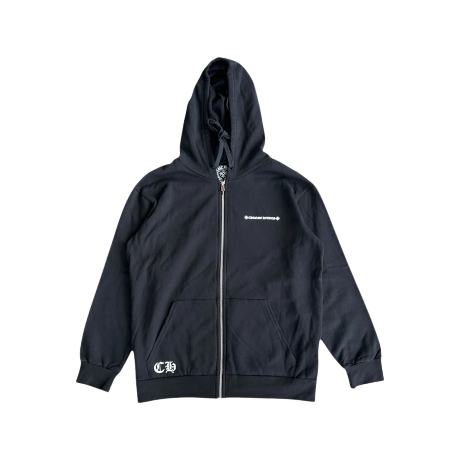 Chrome Hearts Made In Hollywood Plus Logo Zip Up Hoodie
