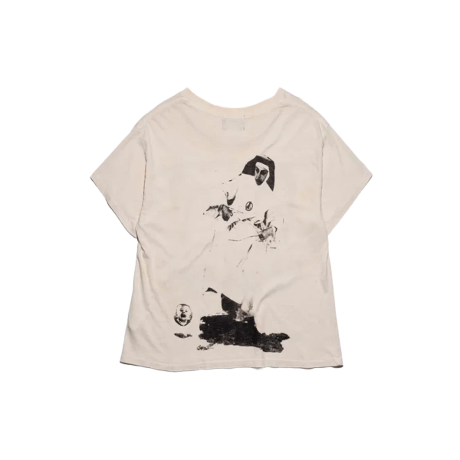 Enfants Riches Déprimés Nun Kicks Baby T-Shirt Dirty White