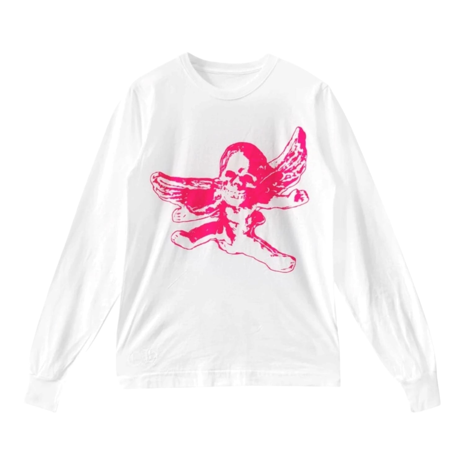 Chrome Hearts Foti Miss Lerlene L/S T-Shirt Pink White