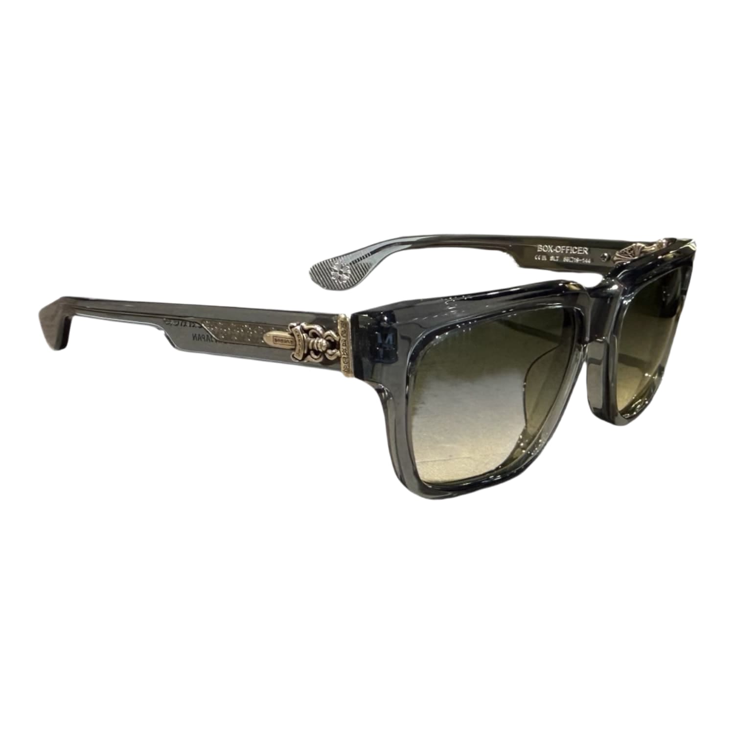 Chrome Hearts Box Officer Slate/Silver Sunglasses