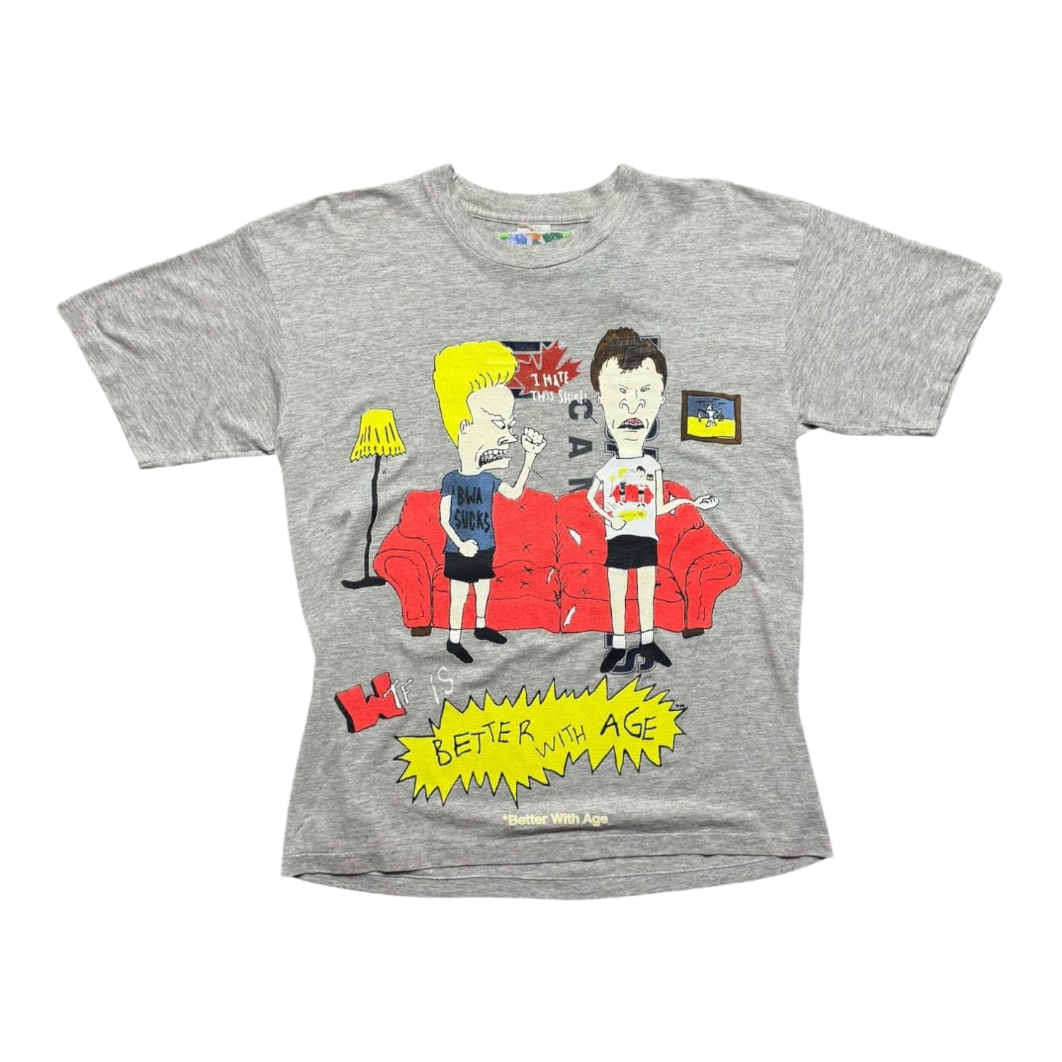 Better With Age Dumb T-Shirt Grey