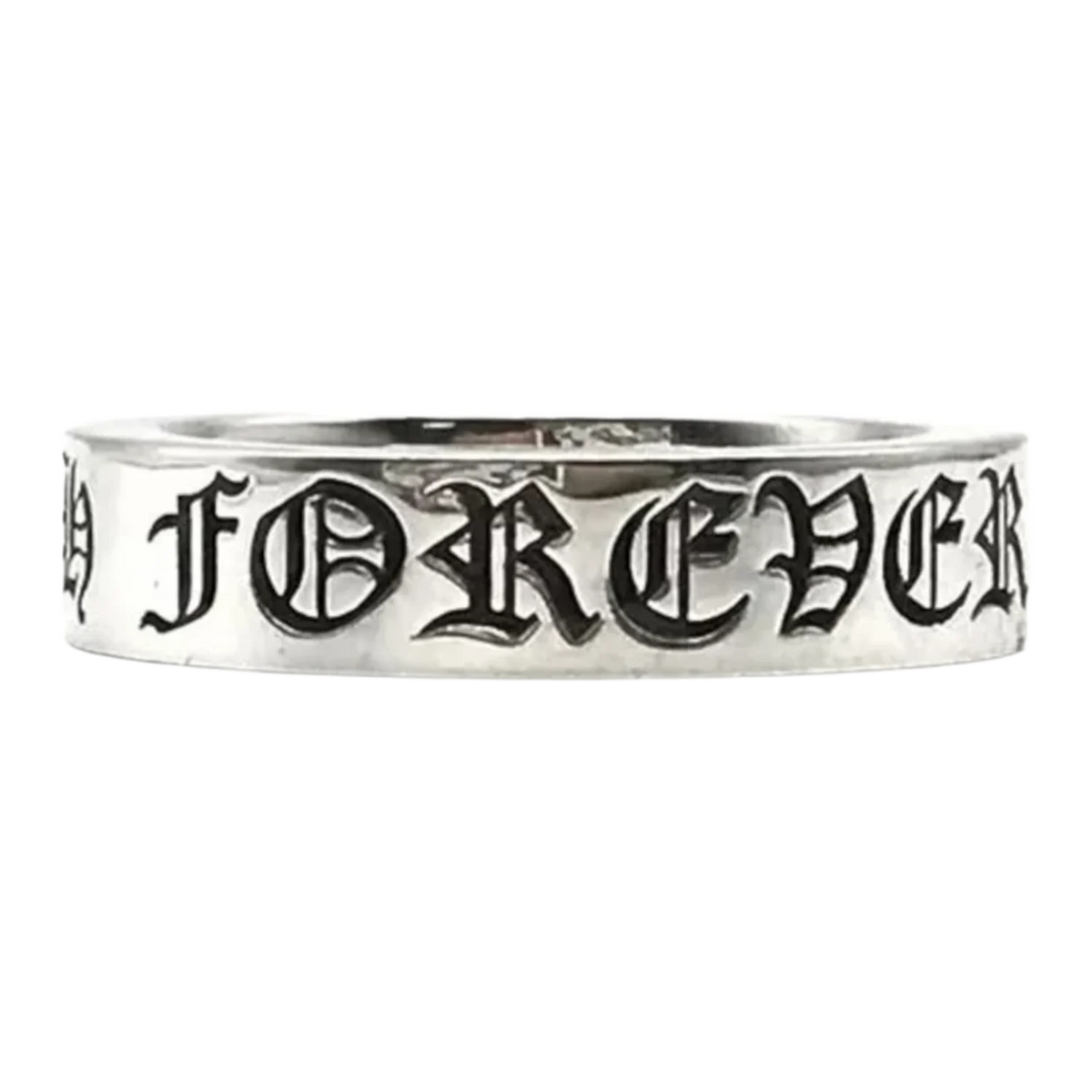 Chrome Hearts Silver Forever Ring - US Size 10.5