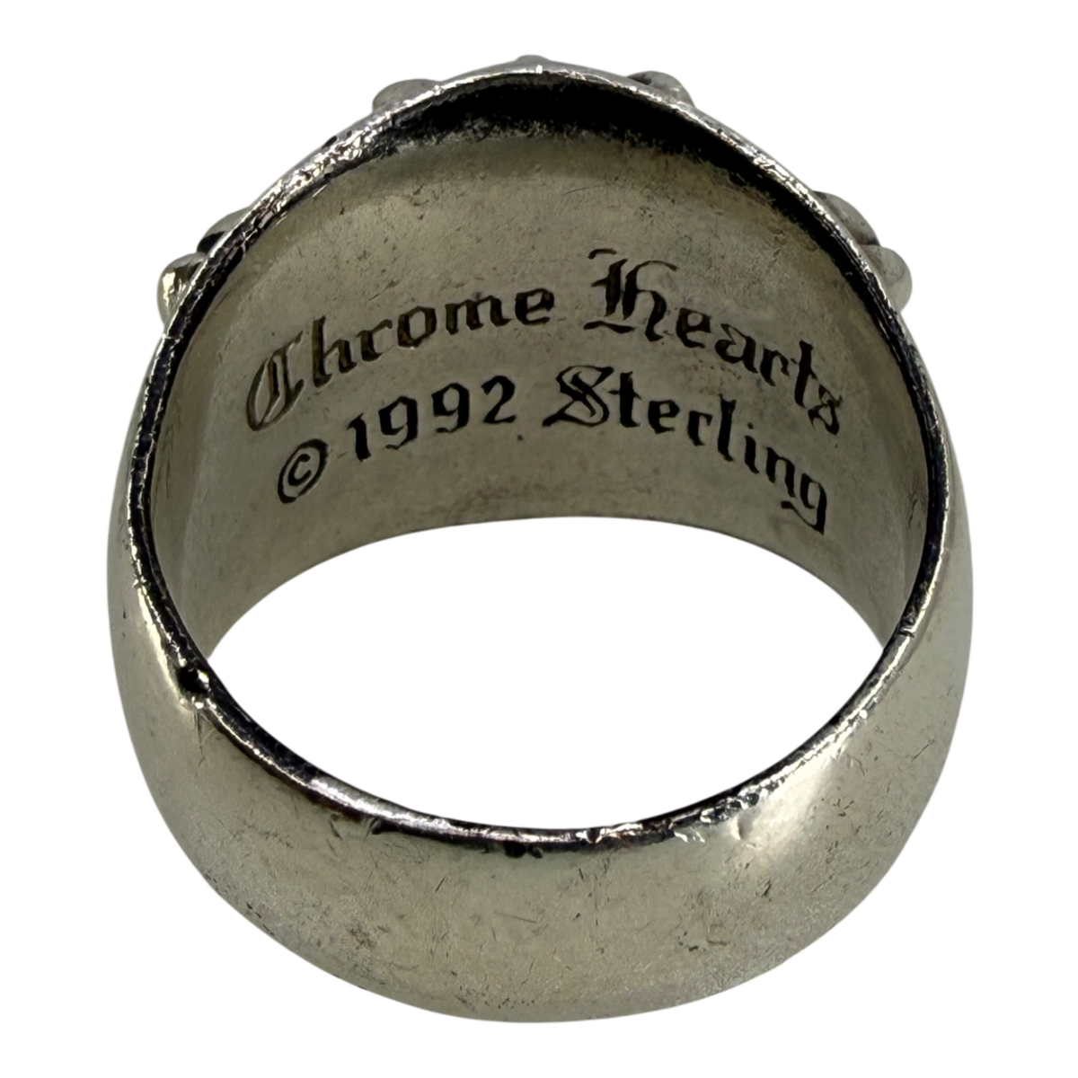 Chrome Hearts Silver Keeper Ring - US Size 12