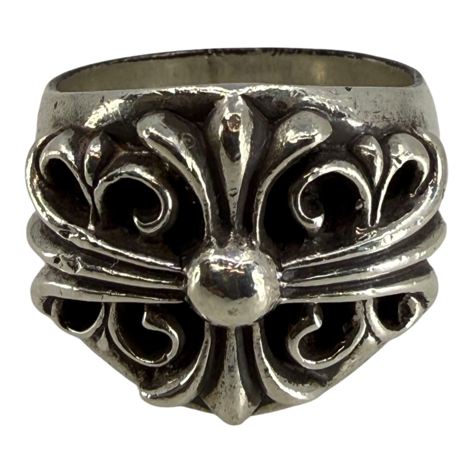 Chrome Hearts Silver Keeper Ring - US Size 12