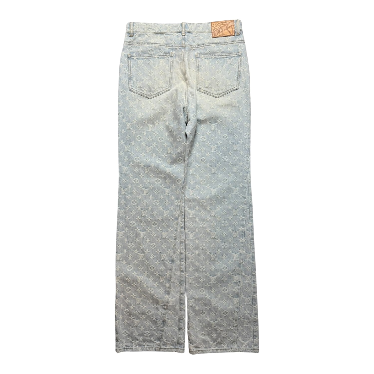 Louis Vuitton x NBA Flared Denim Pants Blue