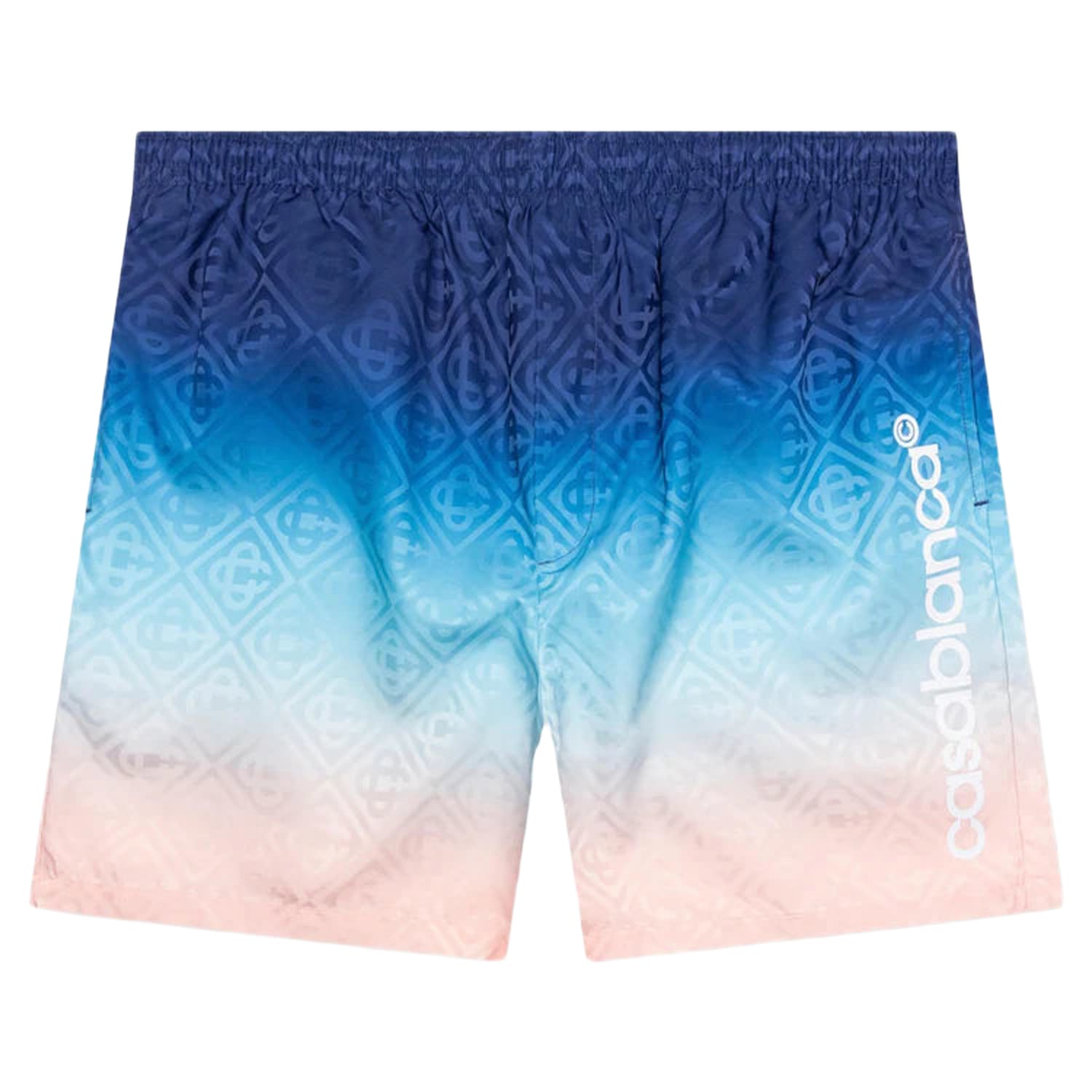 Casablanca Gradient Printed Shorts Blue Pink