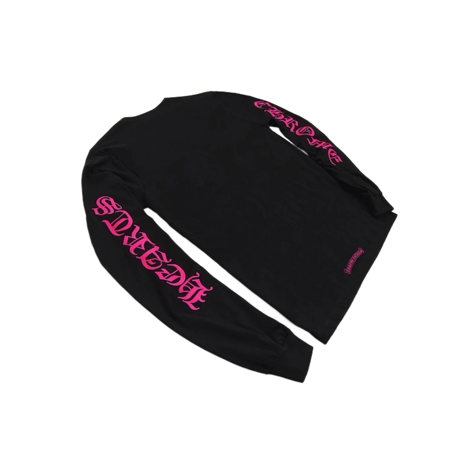 Chrome Hearts Long Sleeve Pocket Crew Hot Pink/Black
