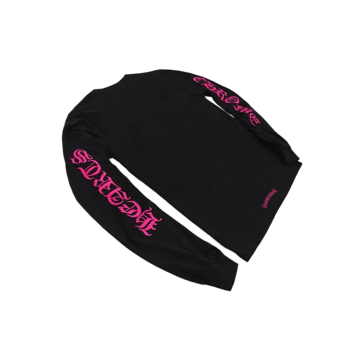 Chrome Hearts Long Sleeve Pocket Crew Hot Pink/Black