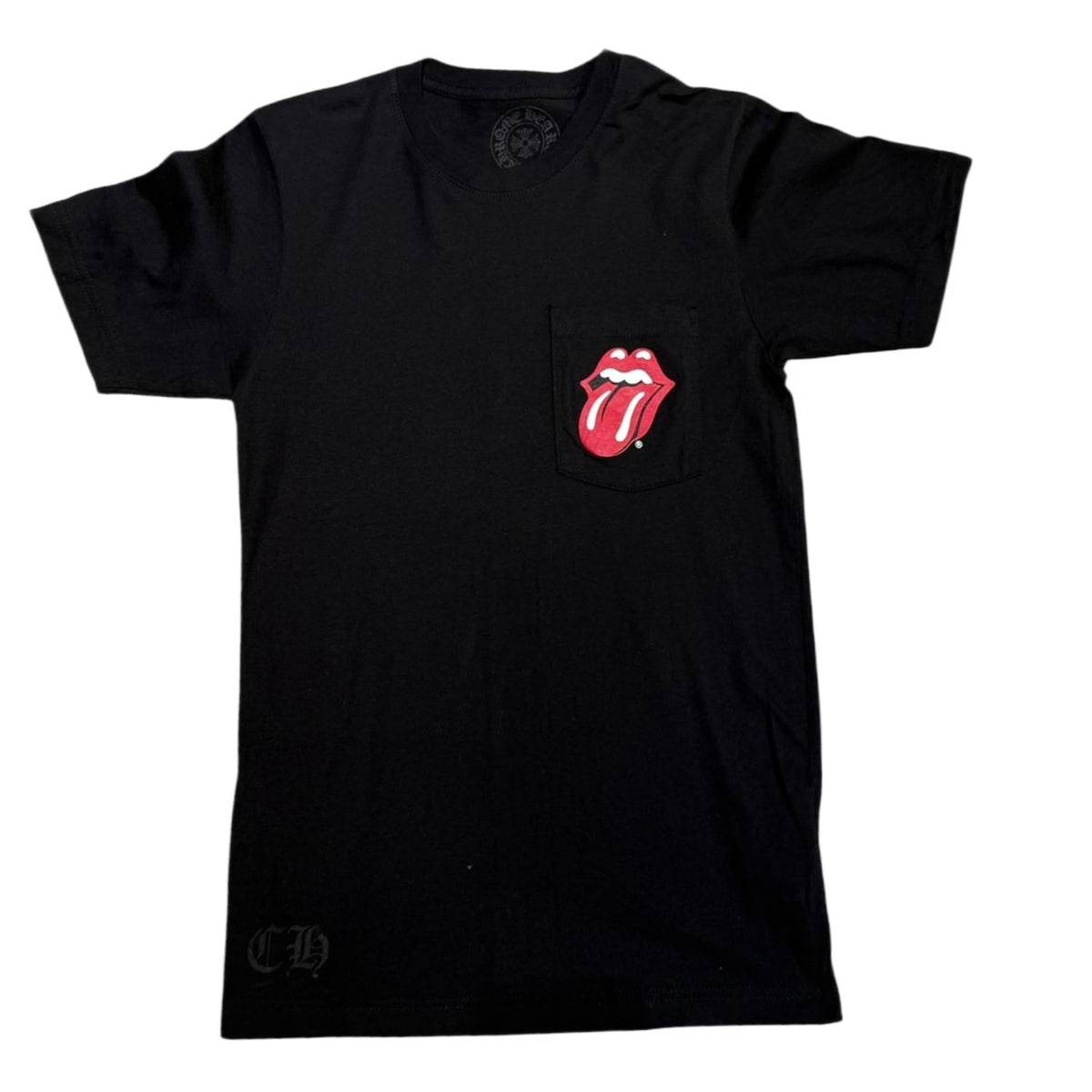 Chrome Hearts Rolling Stones Horseshoe T-Shirt Black
