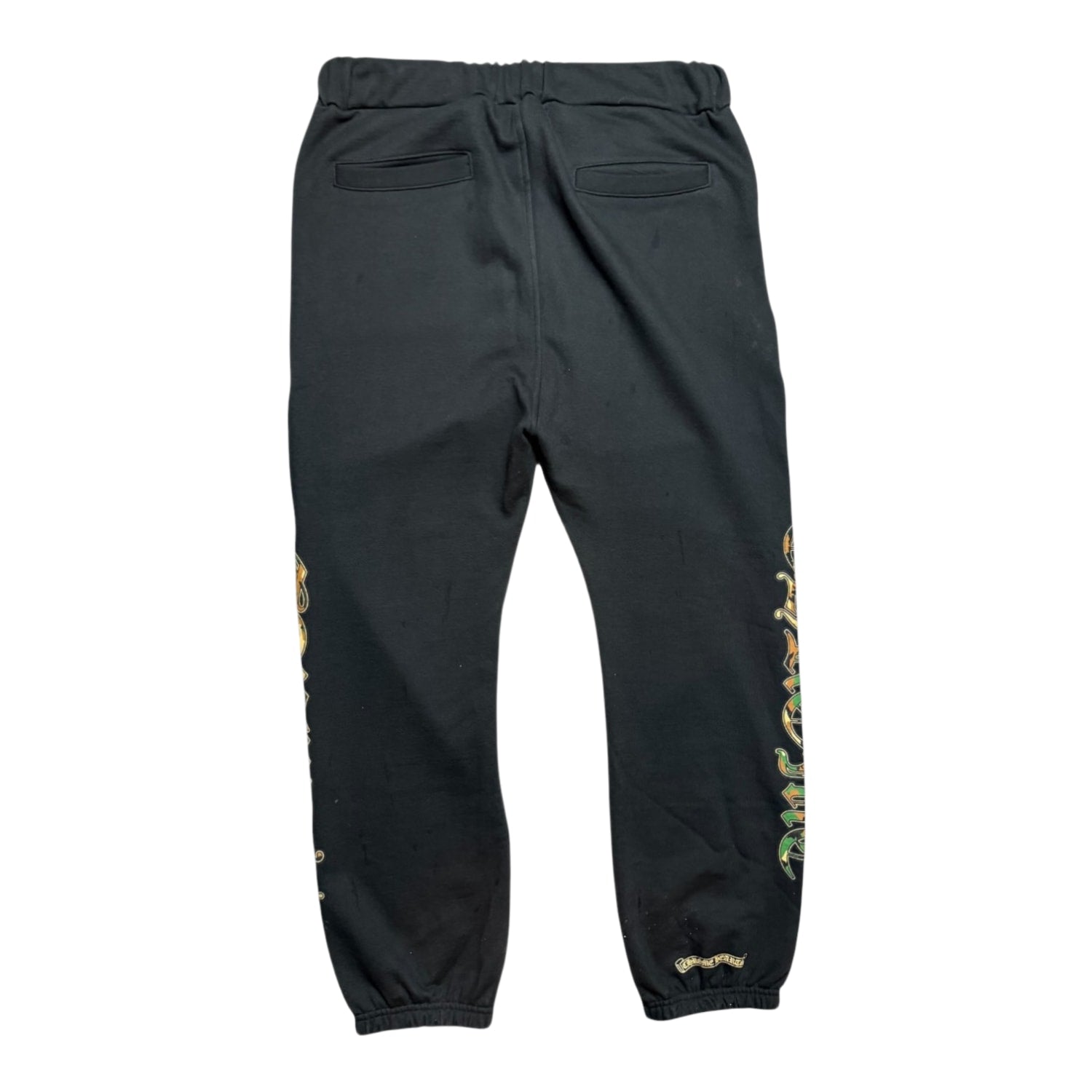 Chrome Hearts Black Camouflage Triple Cross Logo Sweatpants