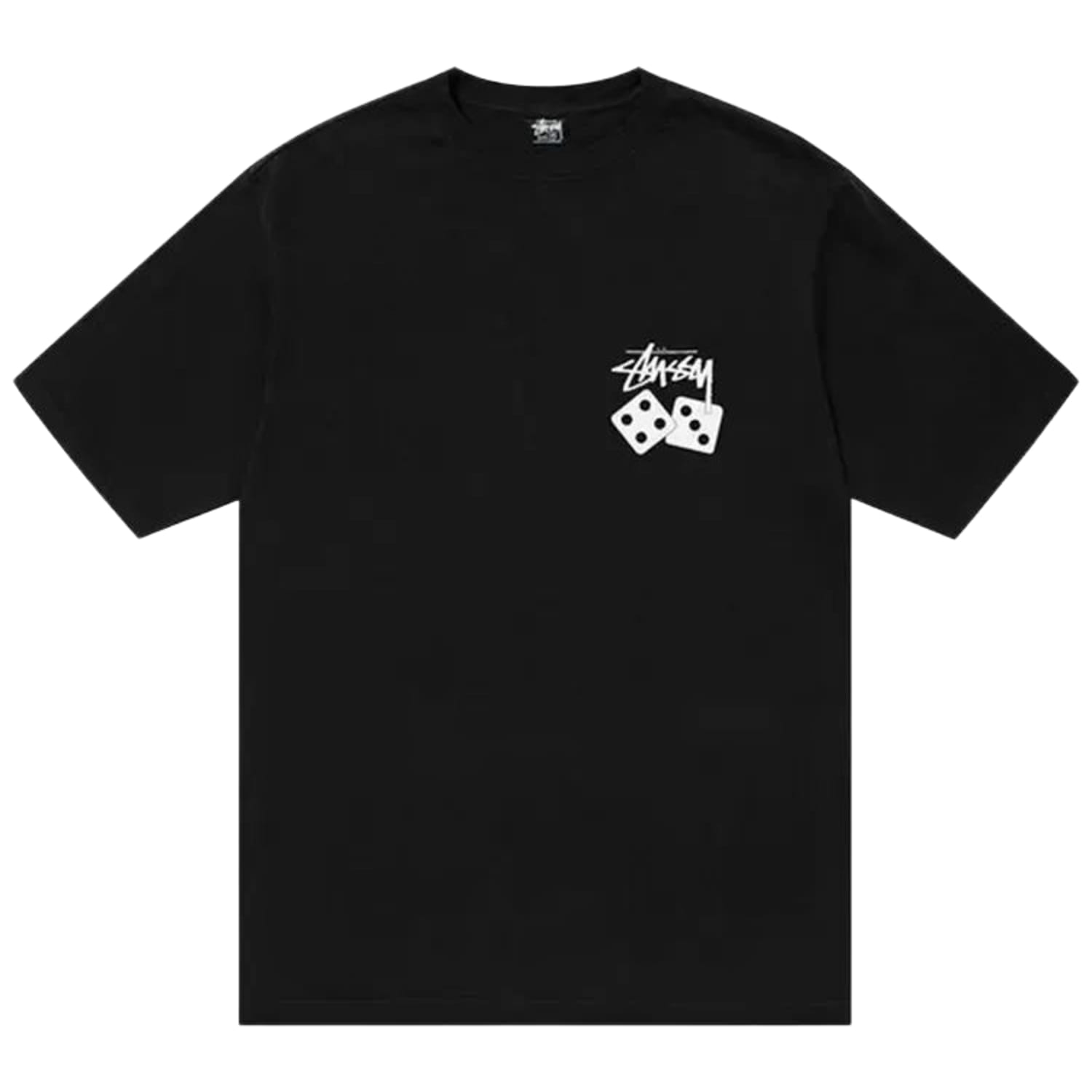 Stussy Dice Pigment Dyed Tee Black