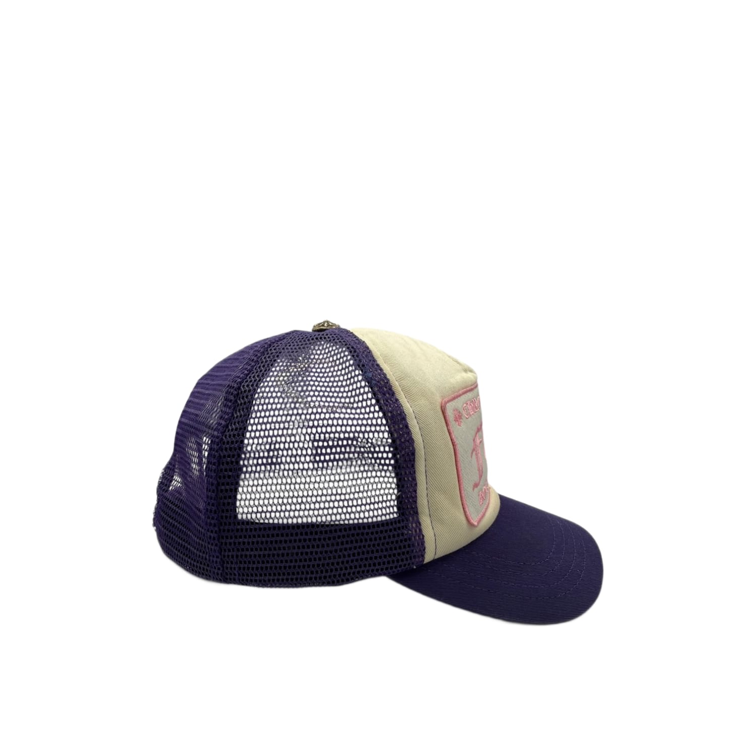 Chrome Hearts CH Hollywood Trucker Hat Purple/White/Pink