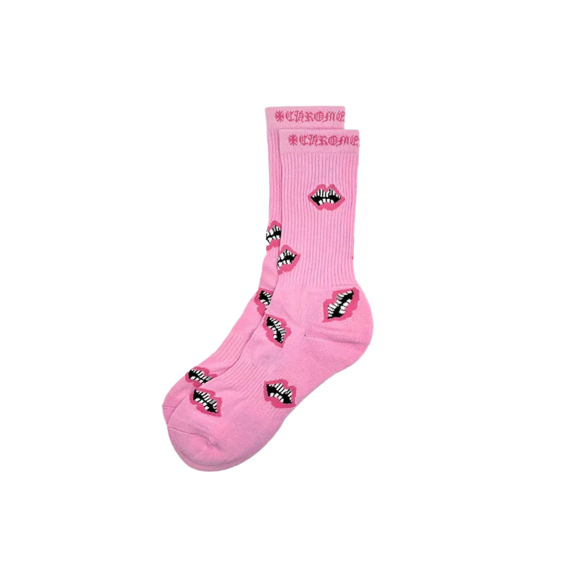 Chrome Hearts Matty Boy Chomper Socks Pink/Pink