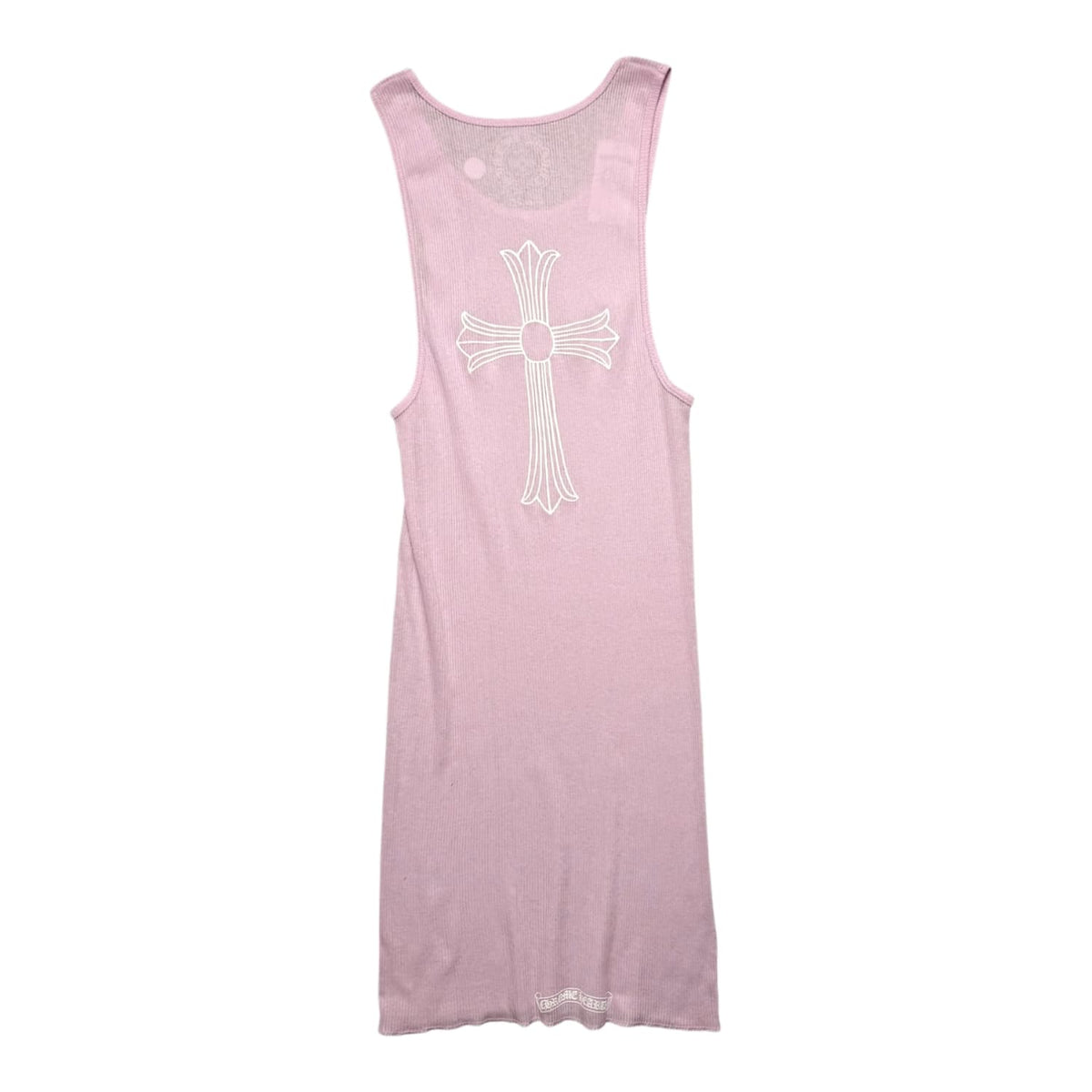 Chrome Hearts T-Bar Cross Tank Top Pink